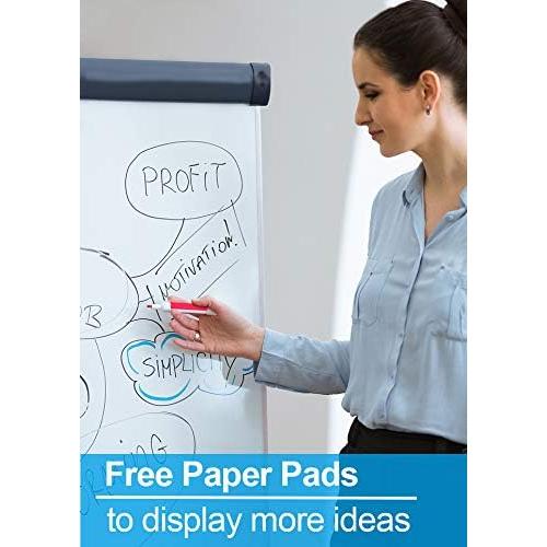 Caballete Pizarra Blanca Magnética DexBoard 91.44x60.96cm Ajustable