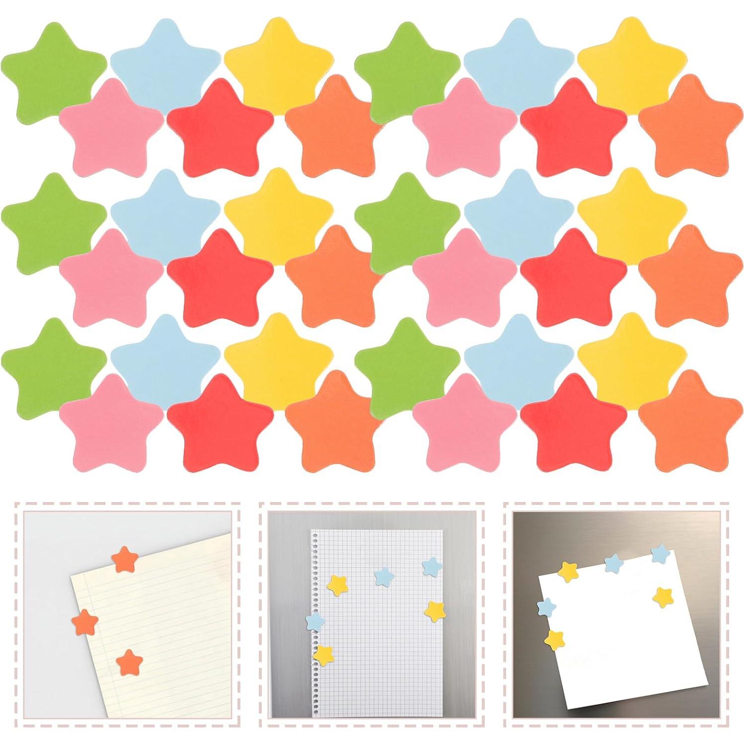 Imanes de Refrigerador Estrella NUOBESTY 120 Pcs Magnéticos