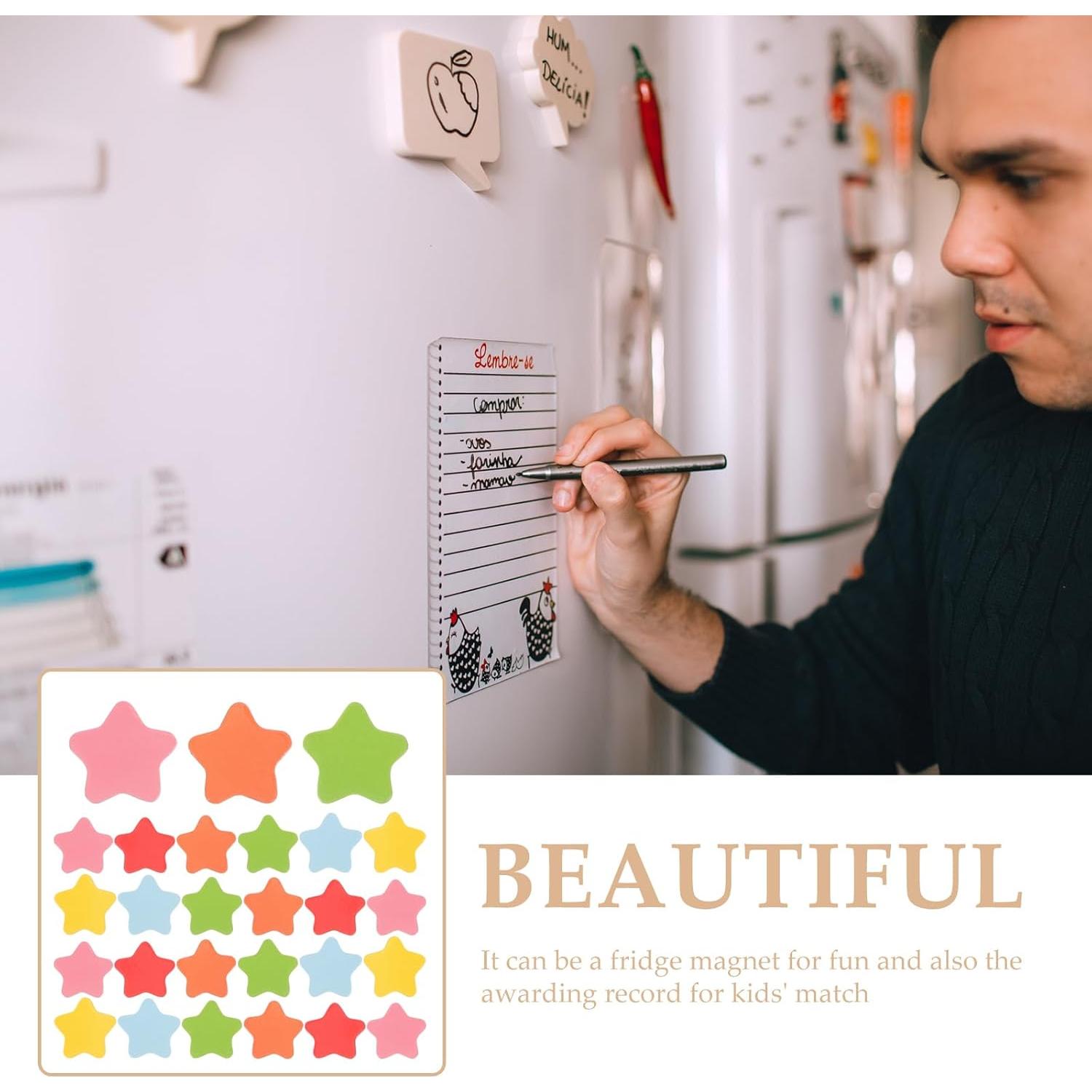 Imanes de Refrigerador Estrella NUOBESTY 120 Pcs Magnéticos