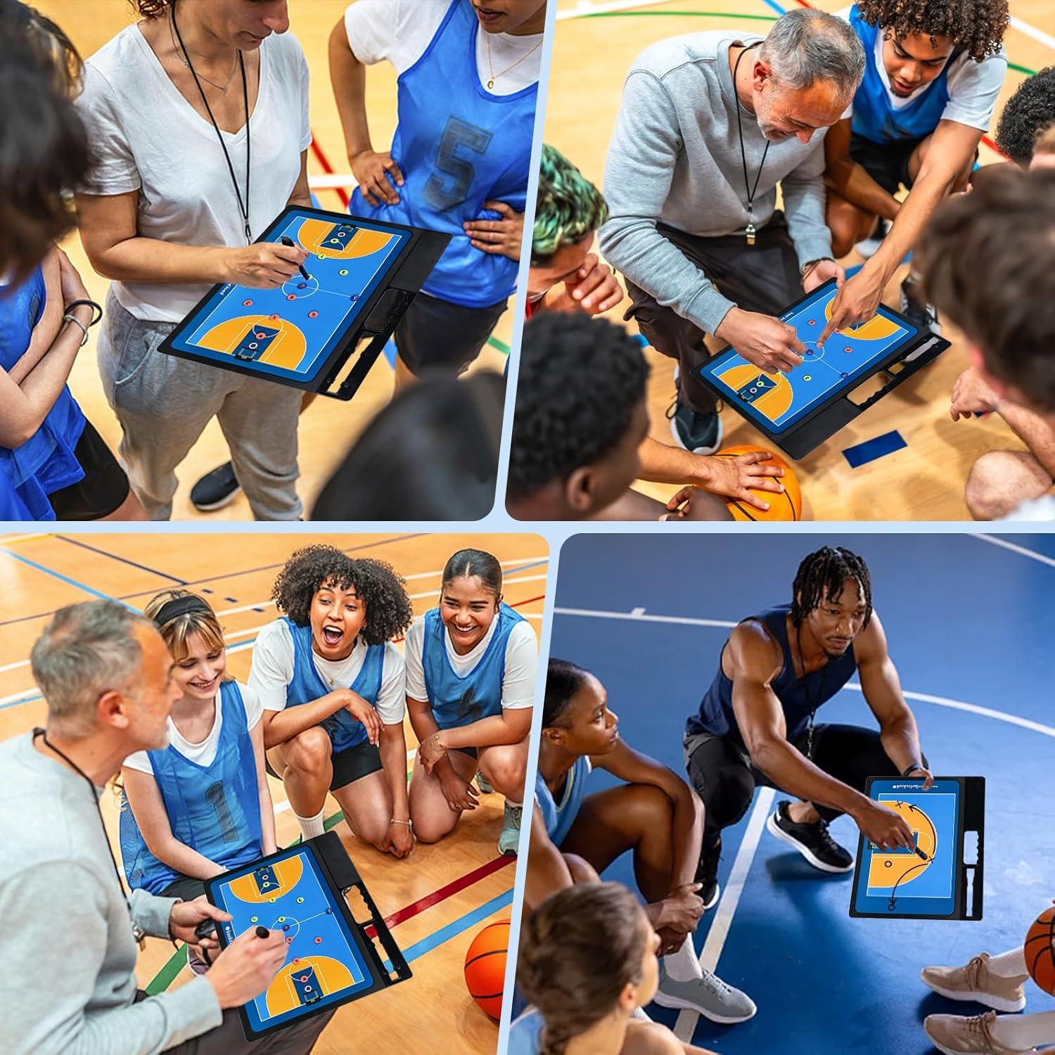 Tablero de Entrenamiento de Baloncesto Keweis Doble Cara