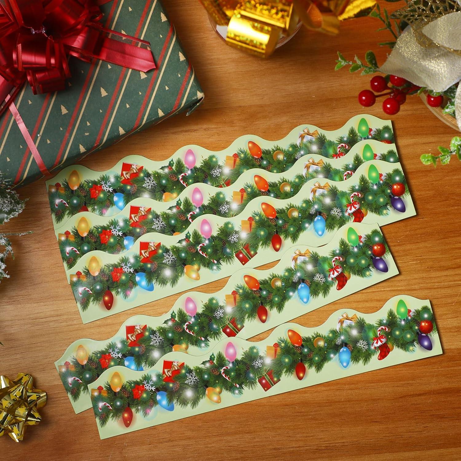 Borde Magnético Navideño Zhanmai 24 Pcs 30.48x5.08 cm