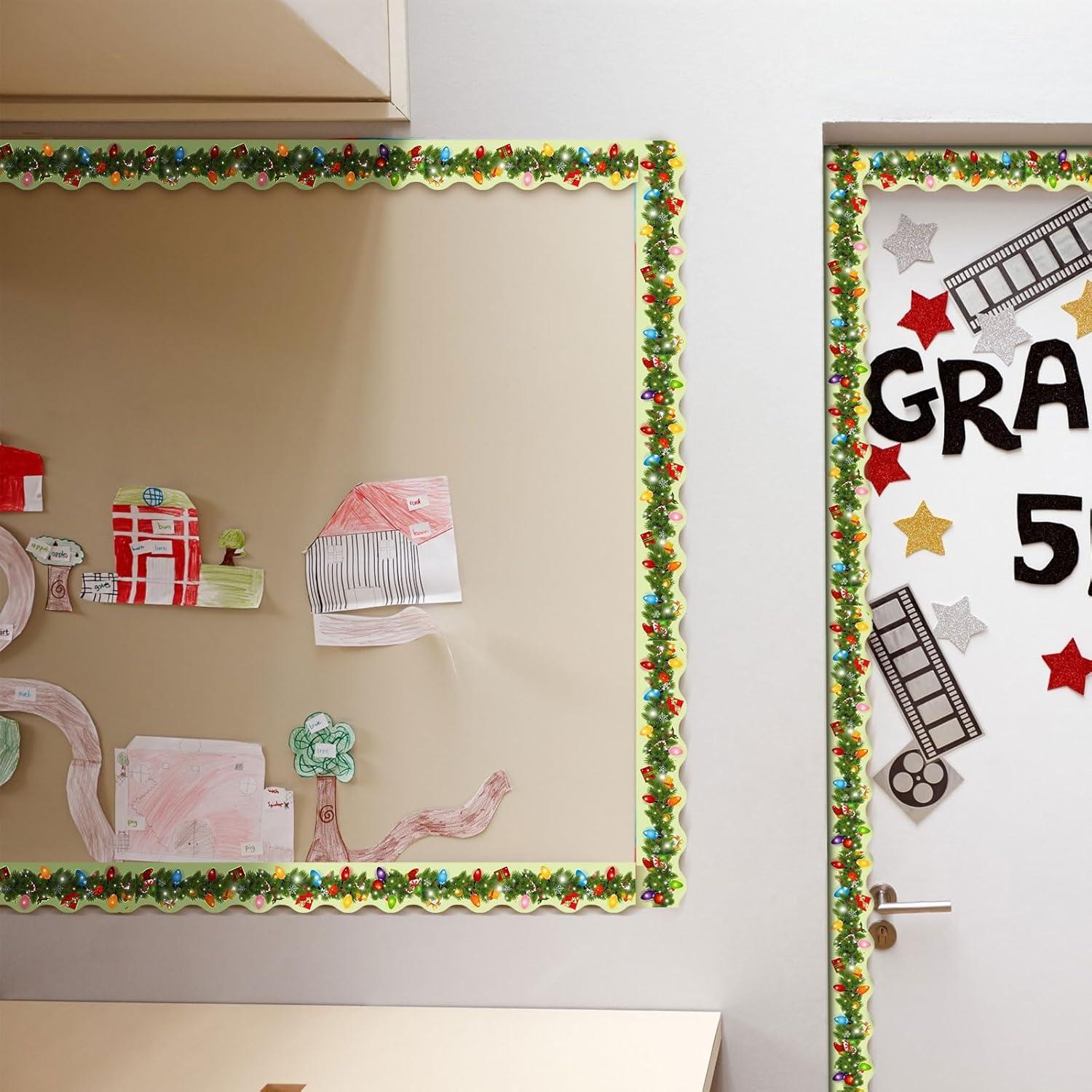 Borde Magnético Navideño Zhanmai 24 Pcs 30.48x5.08 cm