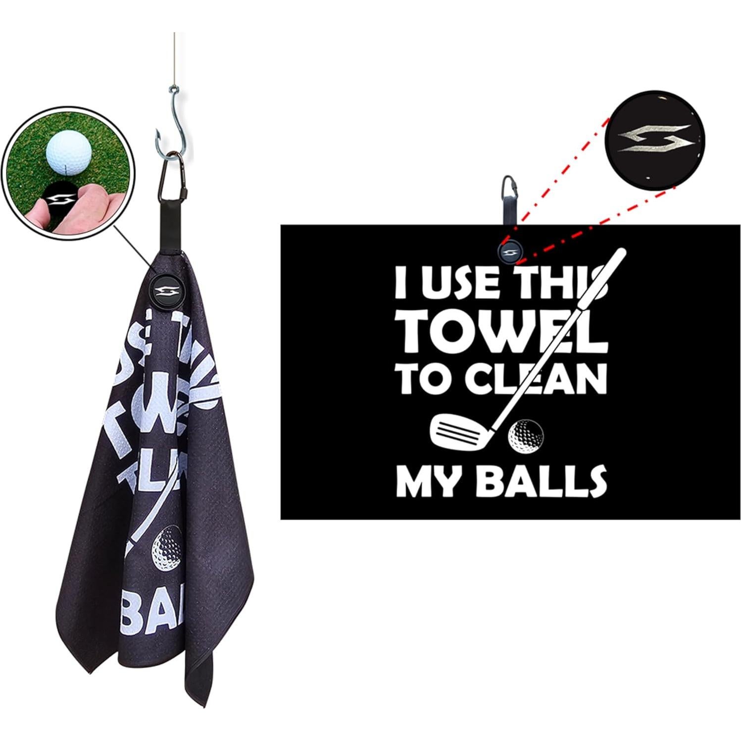 Toalla de Golf Scale Wear Magnética 40.64x60.96cm Microfibra