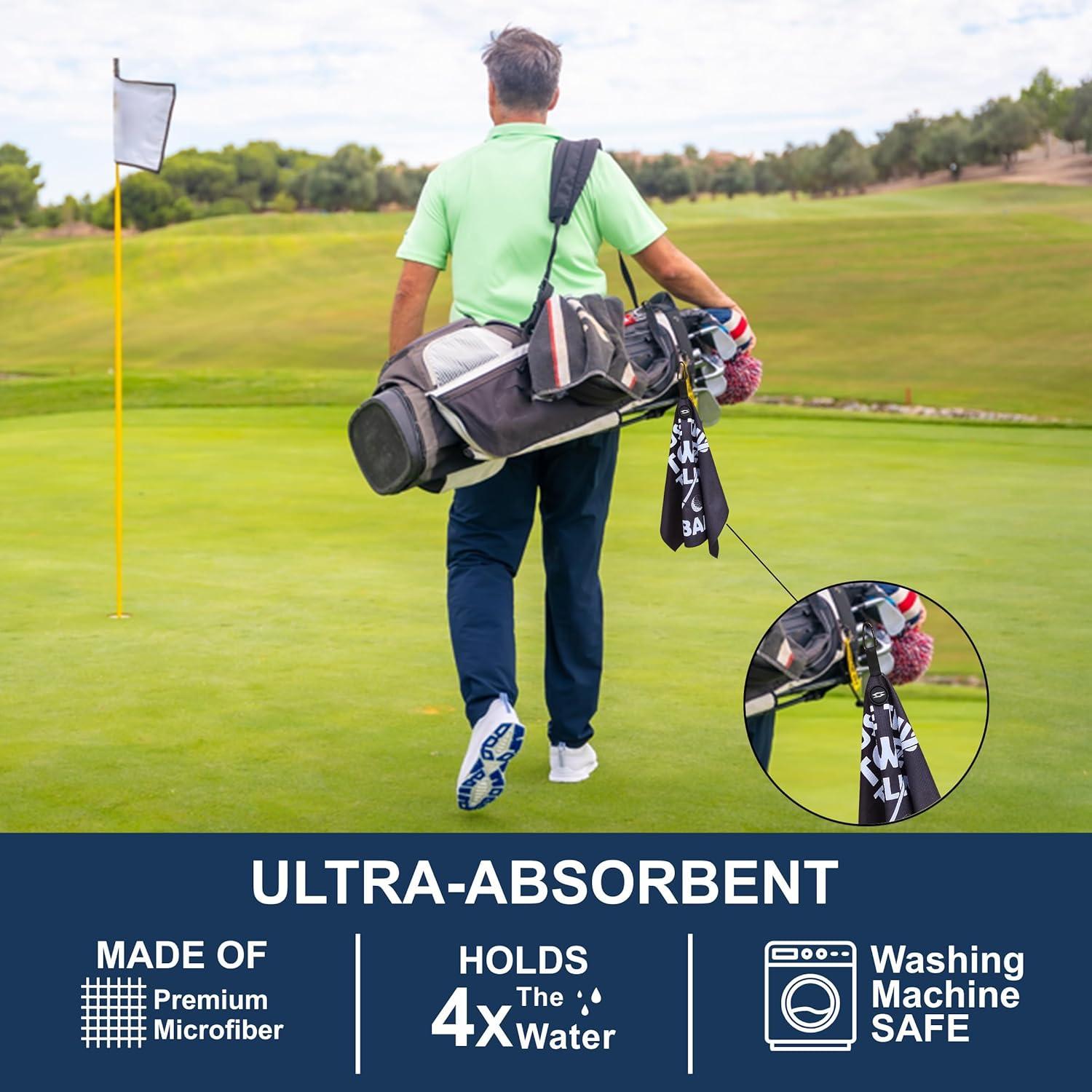 Toalla de Golf Scale Wear Magnética 40.64x60.96cm Microfibra