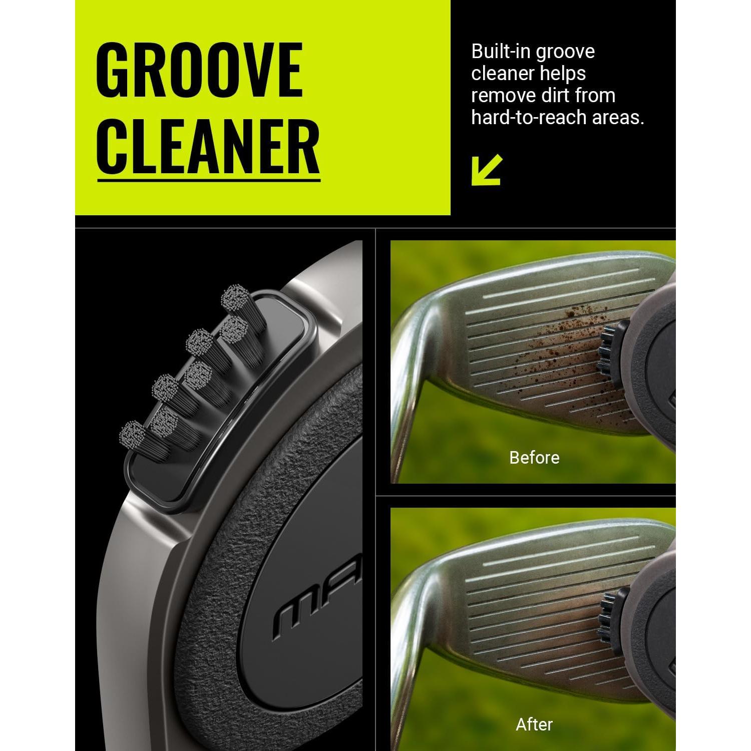 Toalla de Golf Magnética Spigen Microfibra Negra 50x50cm