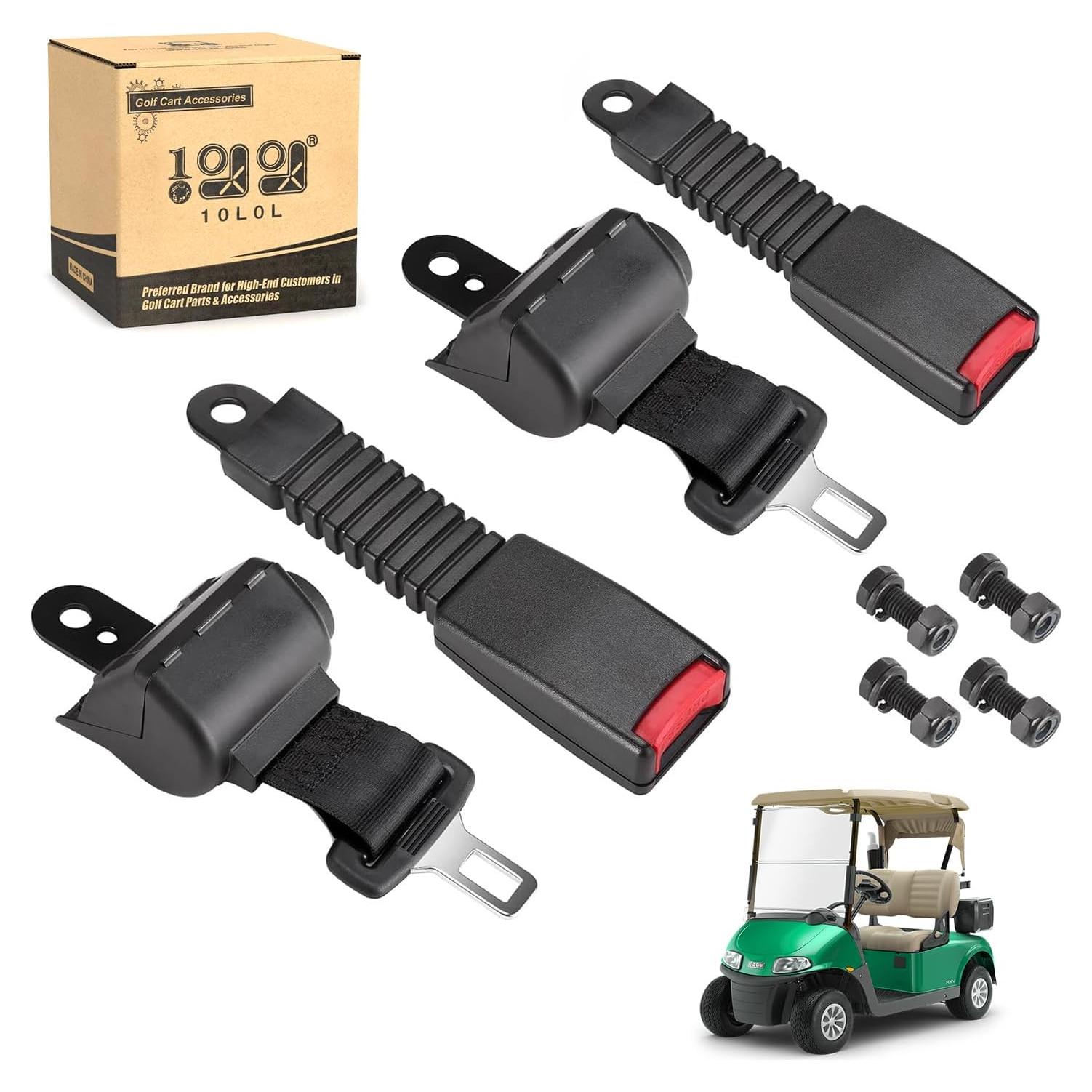 Kit de Cinturones de Seguridad Retráctiles 10L0L para Carrito de Golf