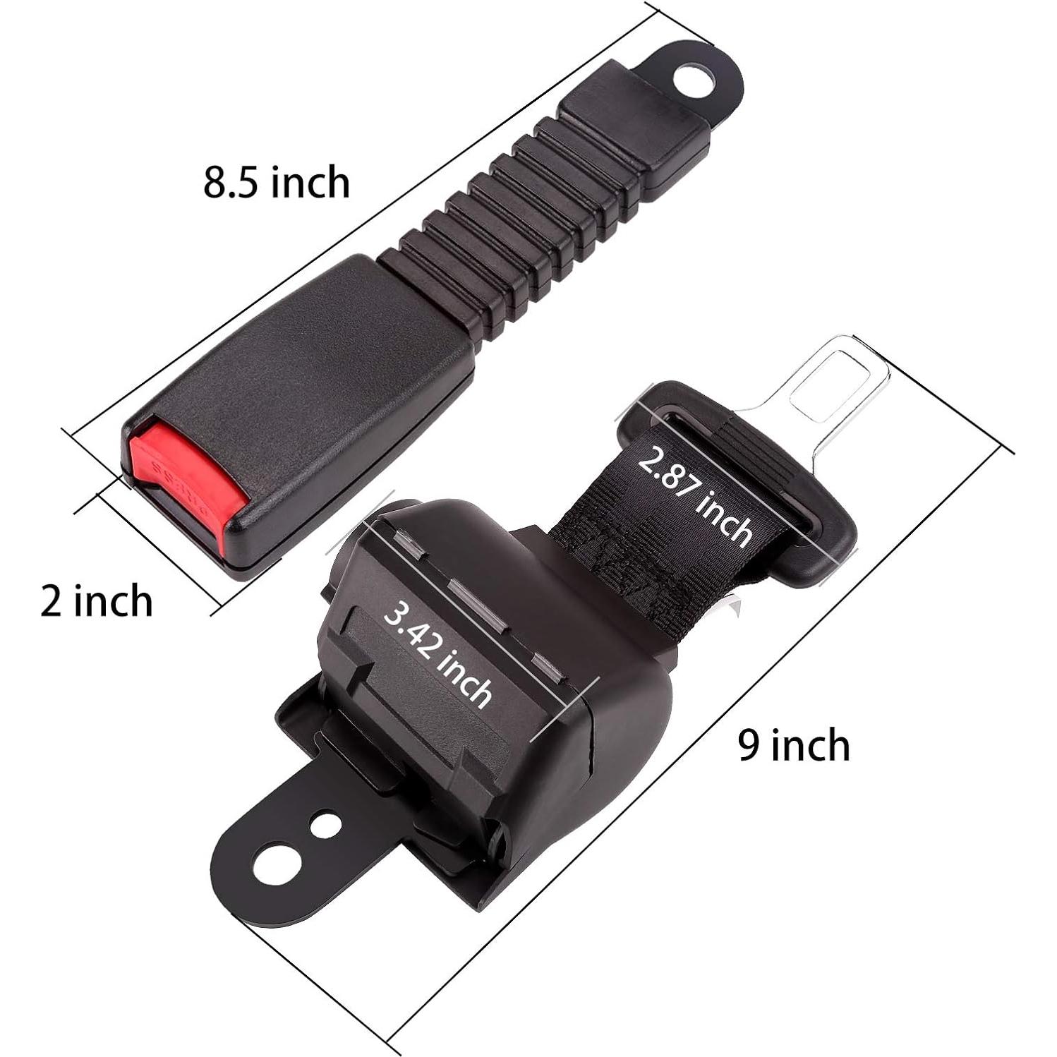 Kit de Cinturones de Seguridad Retráctiles 10L0L para Carrito de Golf
