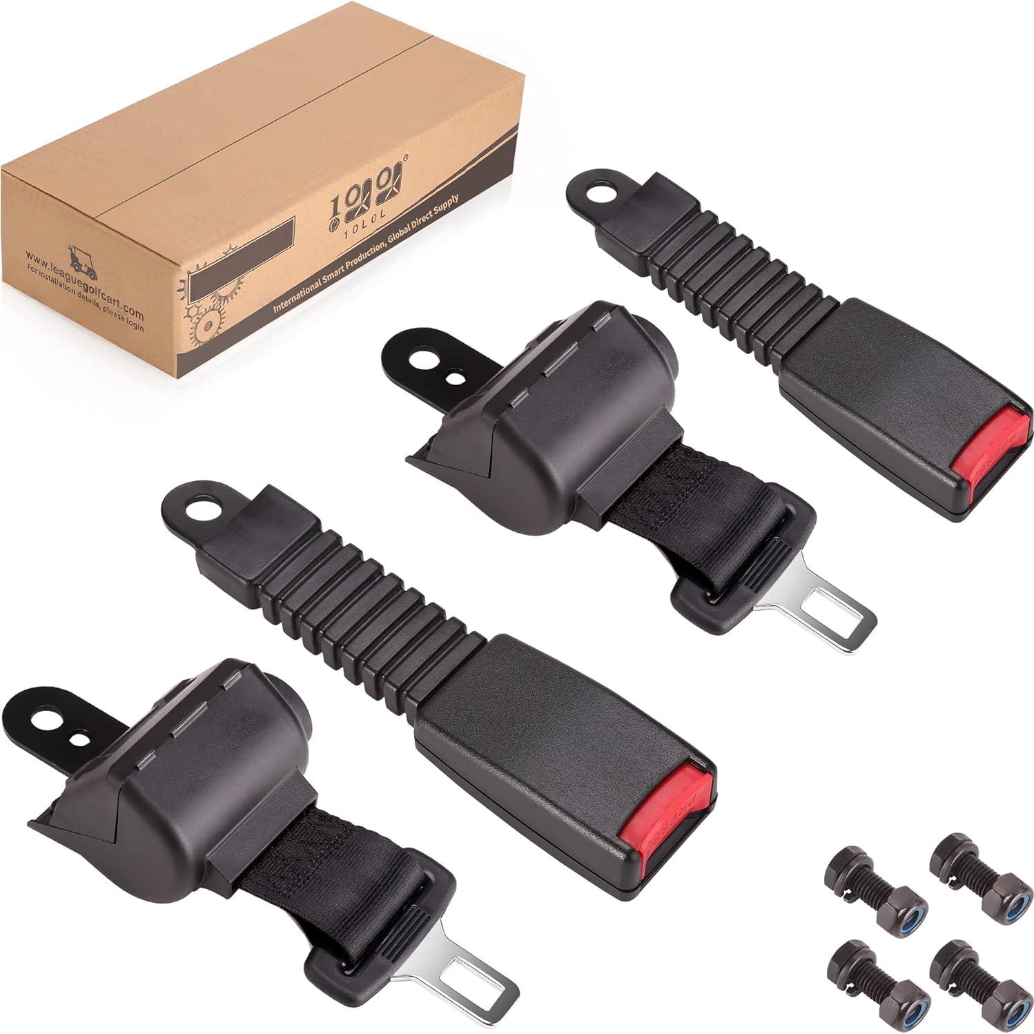 Kit de Cinturones de Seguridad Retráctiles 10L0L para Carrito de Golf