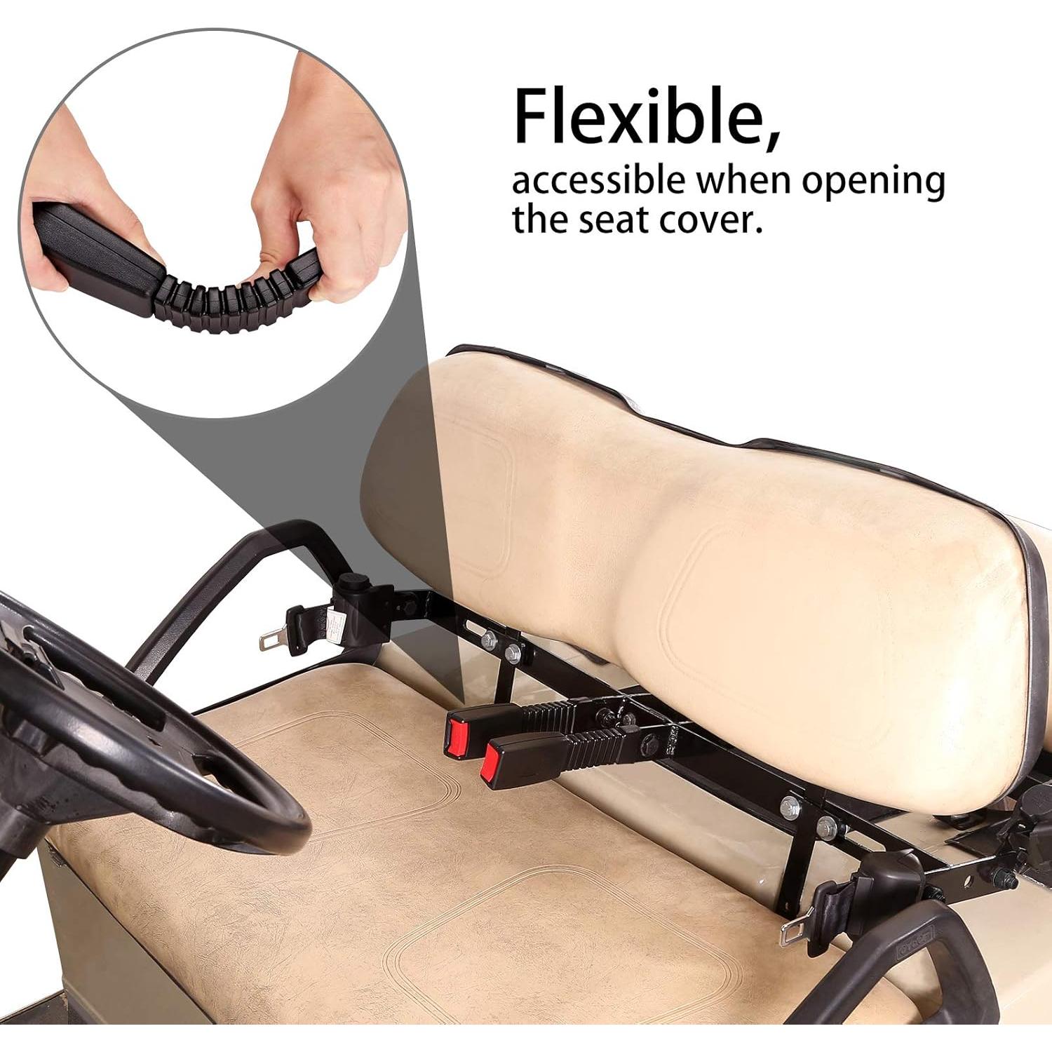 Kit de Cinturones de Seguridad Retráctiles 10L0L para Carrito de Golf