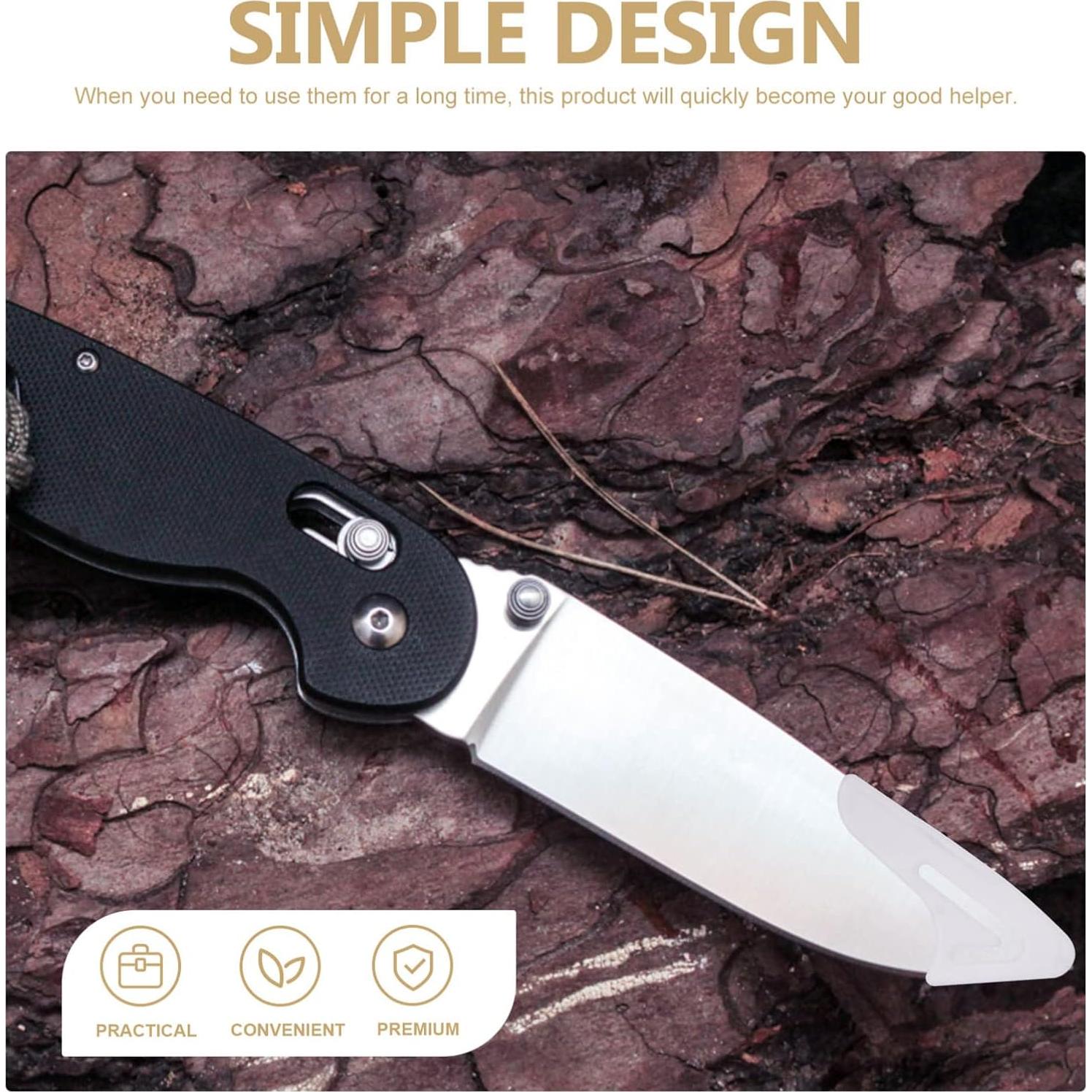 Cubiertas Protectores de Punta de Cuchillo Kichvoe 25 Pzas