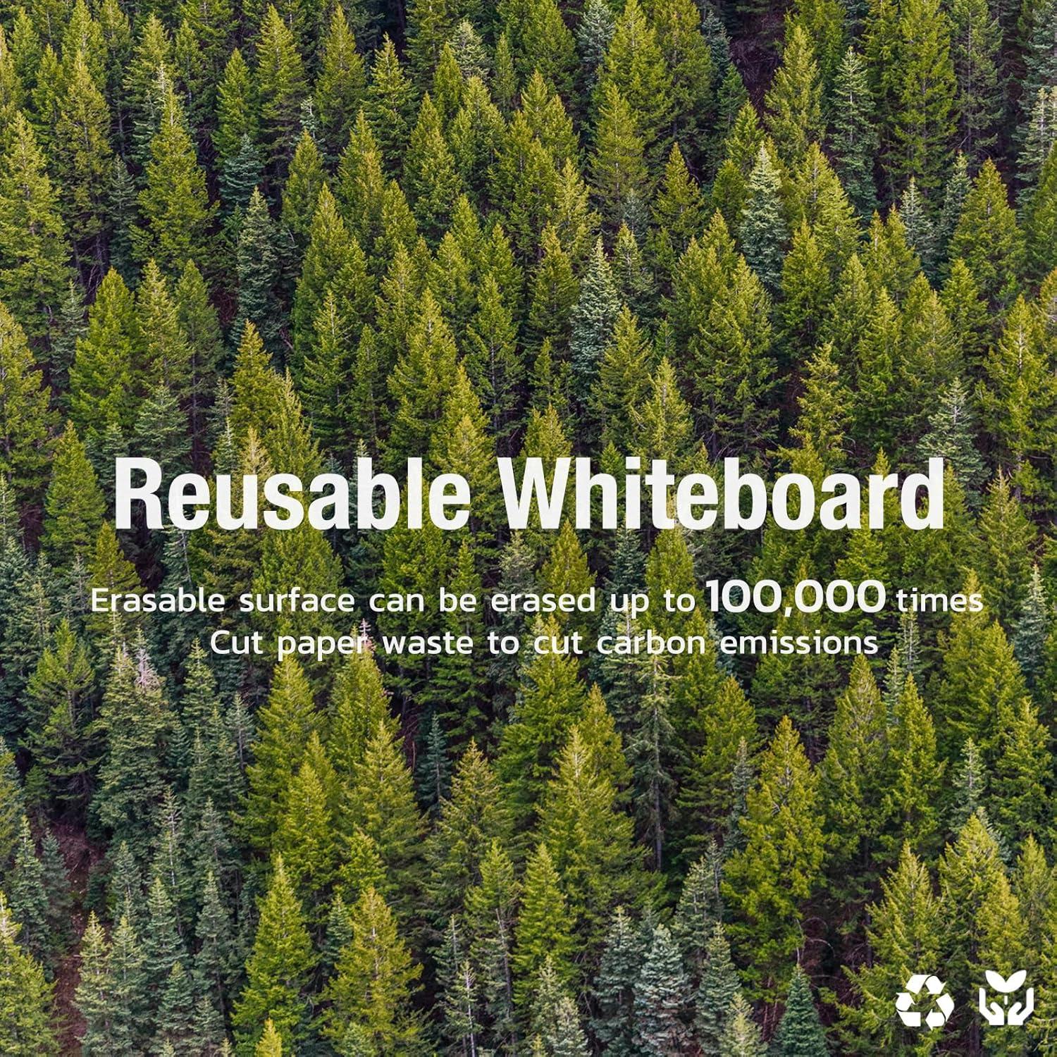 Pizarra Magnética para Nevera HOMiDEK 30.48x20.32 cm con 4 Marcadores