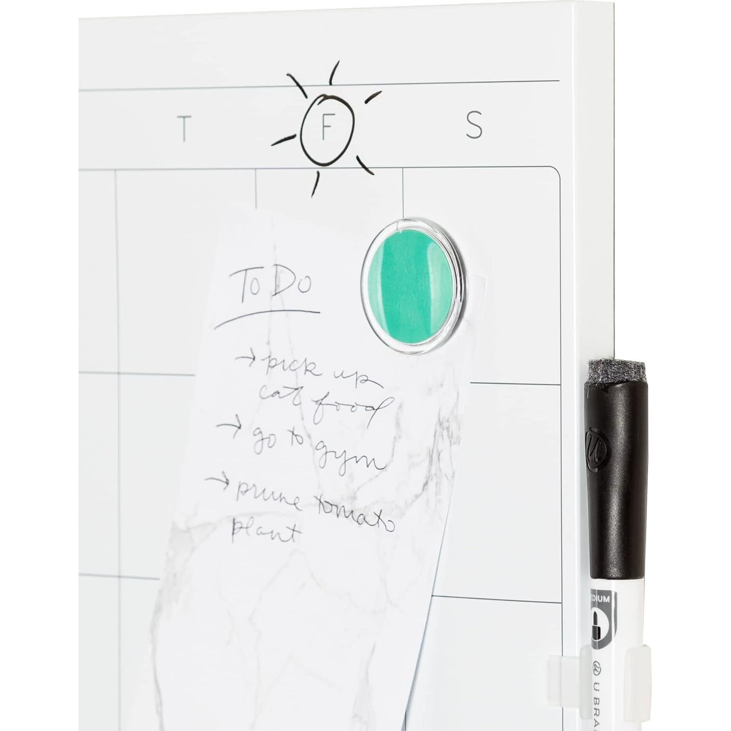 Calendario Magnético Mensual U Brands 35.56 cm Cuadrado