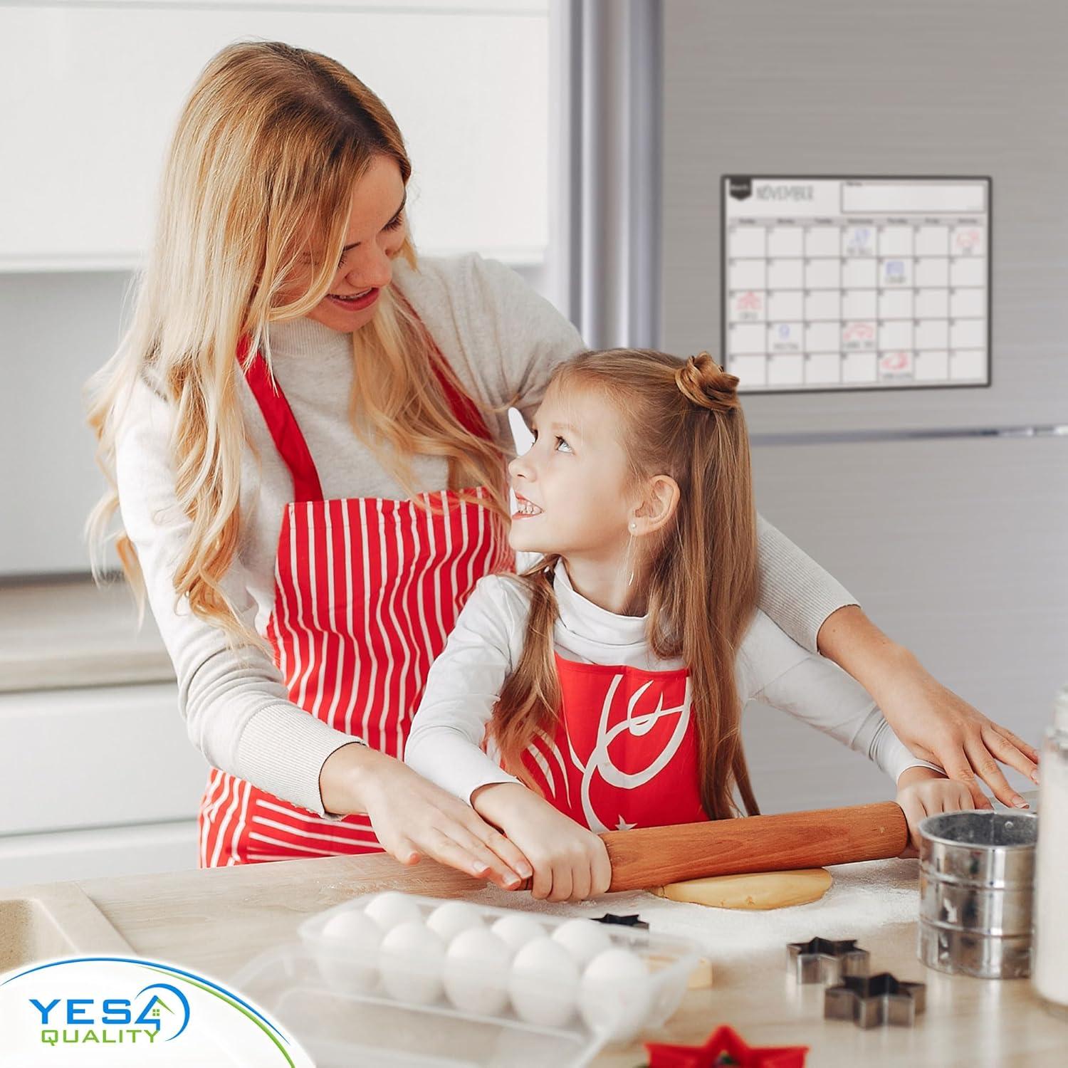 Calendario Magnético Mensual Yes4Quality 40x30 cm para Nevera