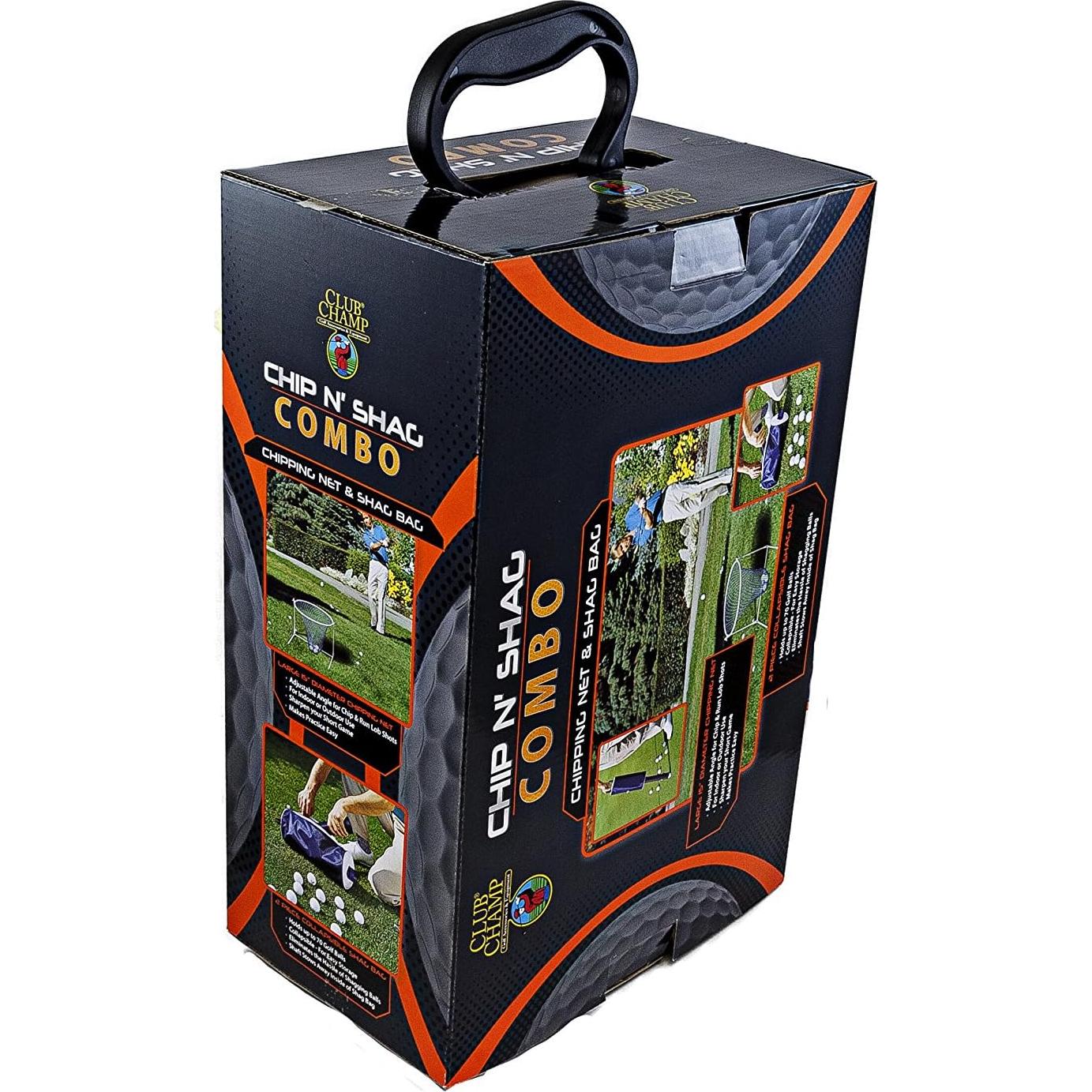 Combo de Golf Chip N' Shag Club Champ - Red y Bolsa Plegable