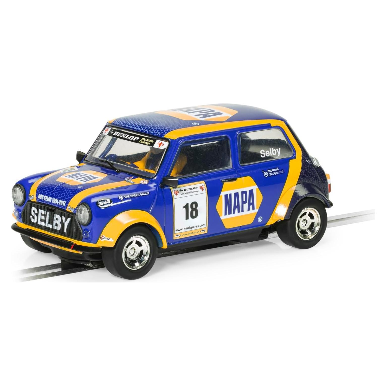 Coche Slot Scalextric Mini Miglia NAPA 1:32 Lewis Selby
