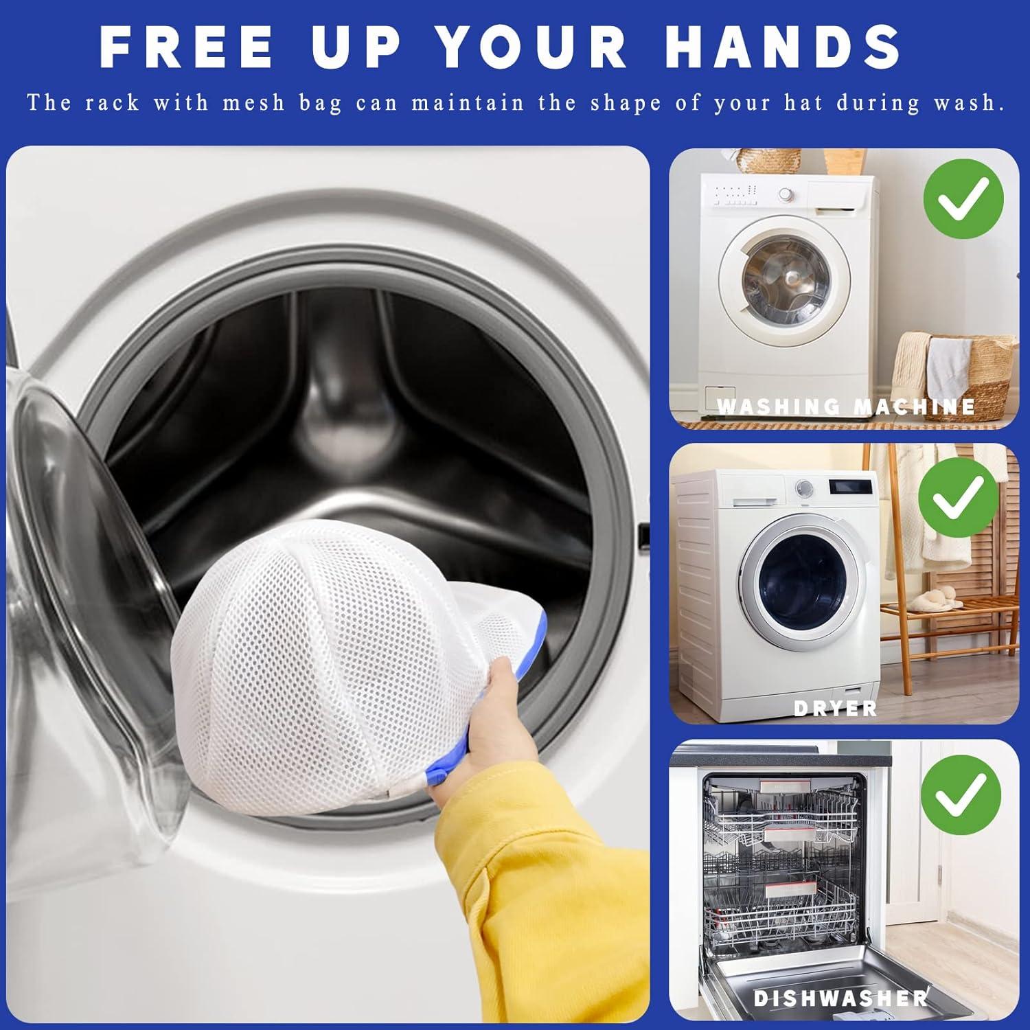 Jaula para Lavar Sombreros KISYONGUS 2 Piezas con Bolsa de Malla