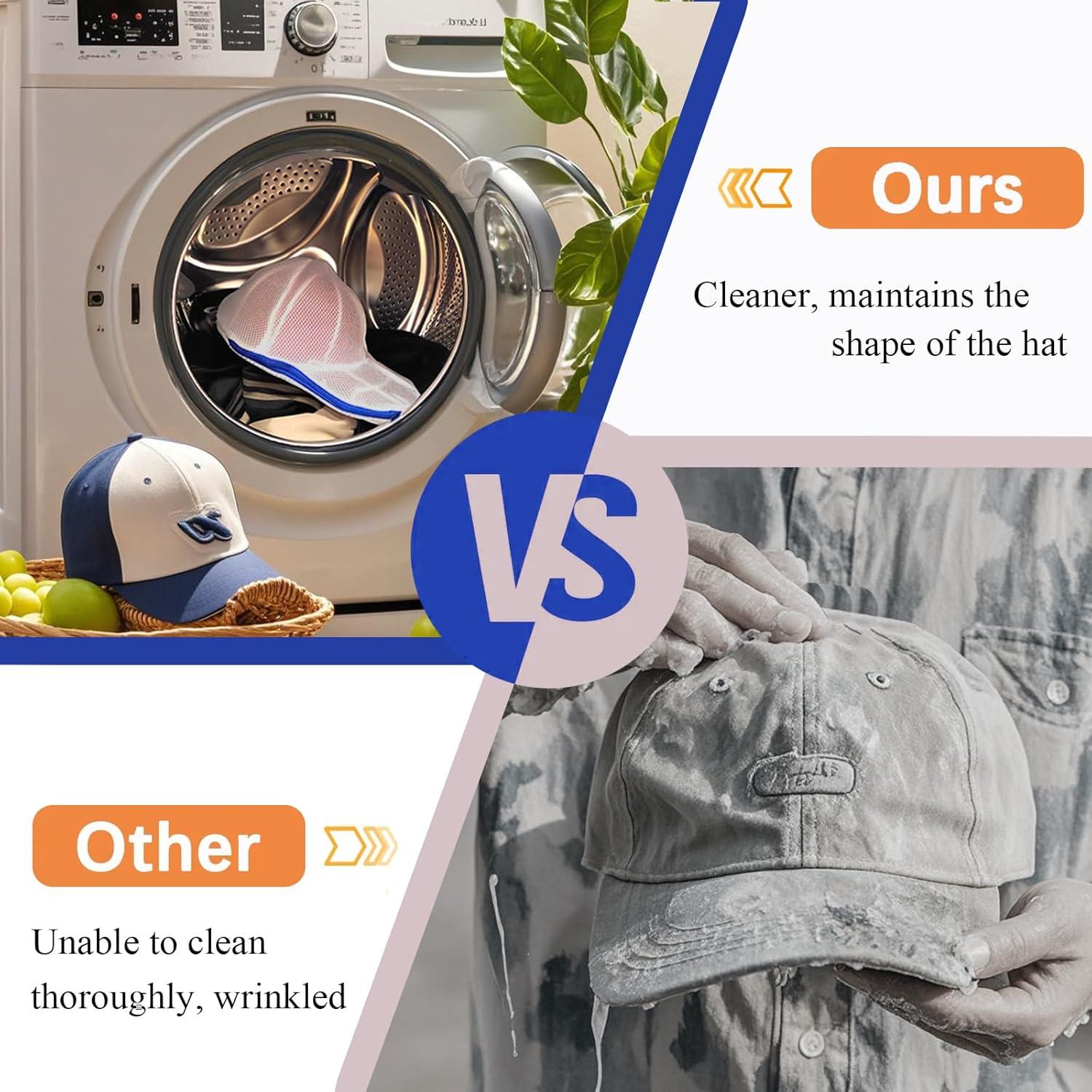 Jaula para Lavar Sombreros KISYONGUS 2 Piezas con Bolsa de Malla