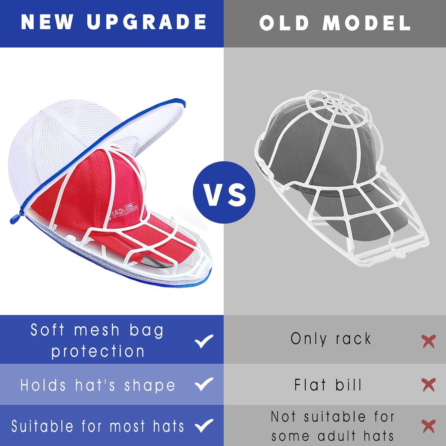 Jaula para Lavar Sombreros KISYONGUS 2 Piezas con Bolsa de Malla