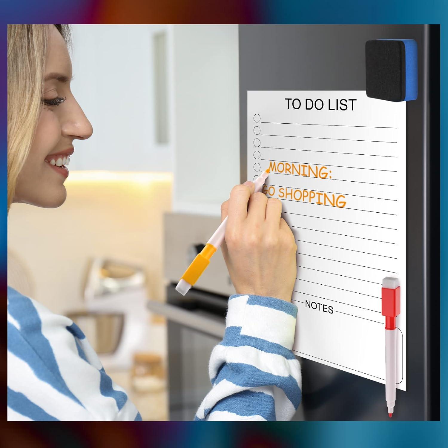 Juego de 2 Tableros Magnéticos Borrables Sinmoe 30x20 cm