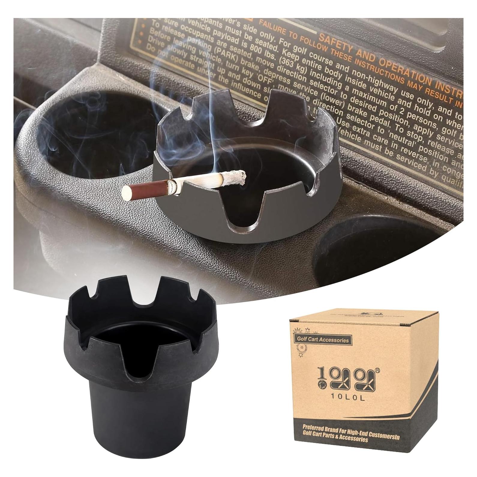 Cenicero Universal para Carro de Golf 9.99WORLD MALL Gris