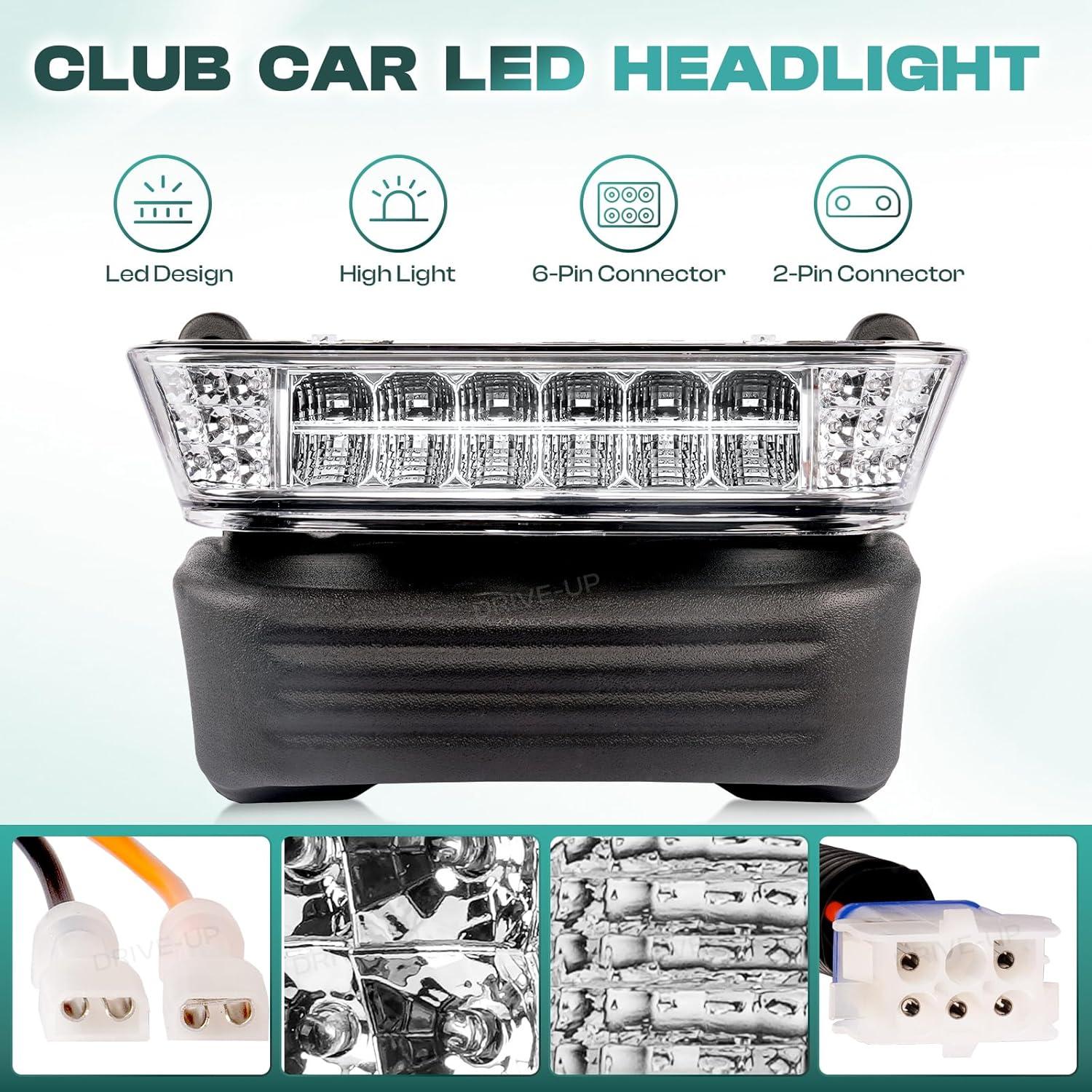 Kit de Luces LED Drive-up para Carrito de Golf Club Car Precedent 2004-2008.5