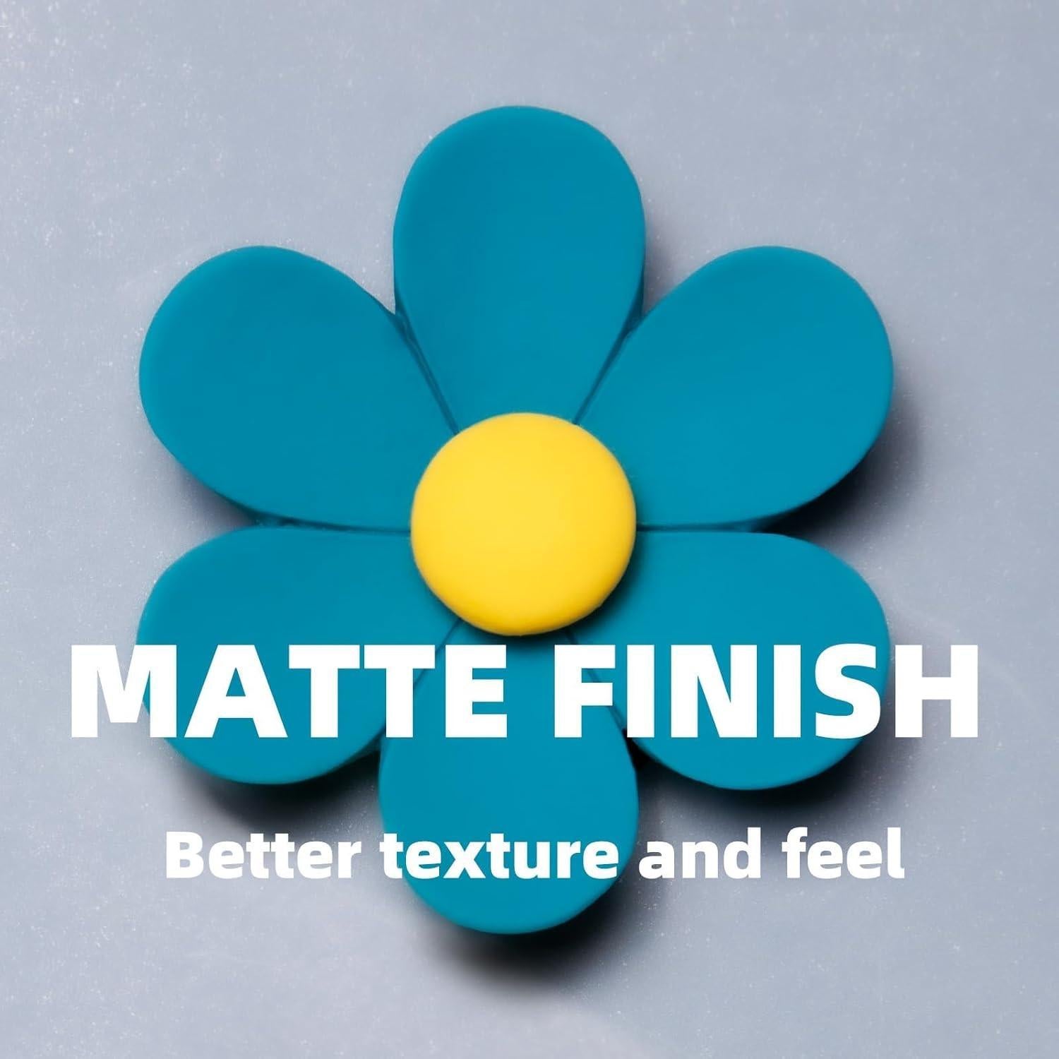 Imanes de nevera 3D grandes SUNURS - Flores coloridas (12 piezas)