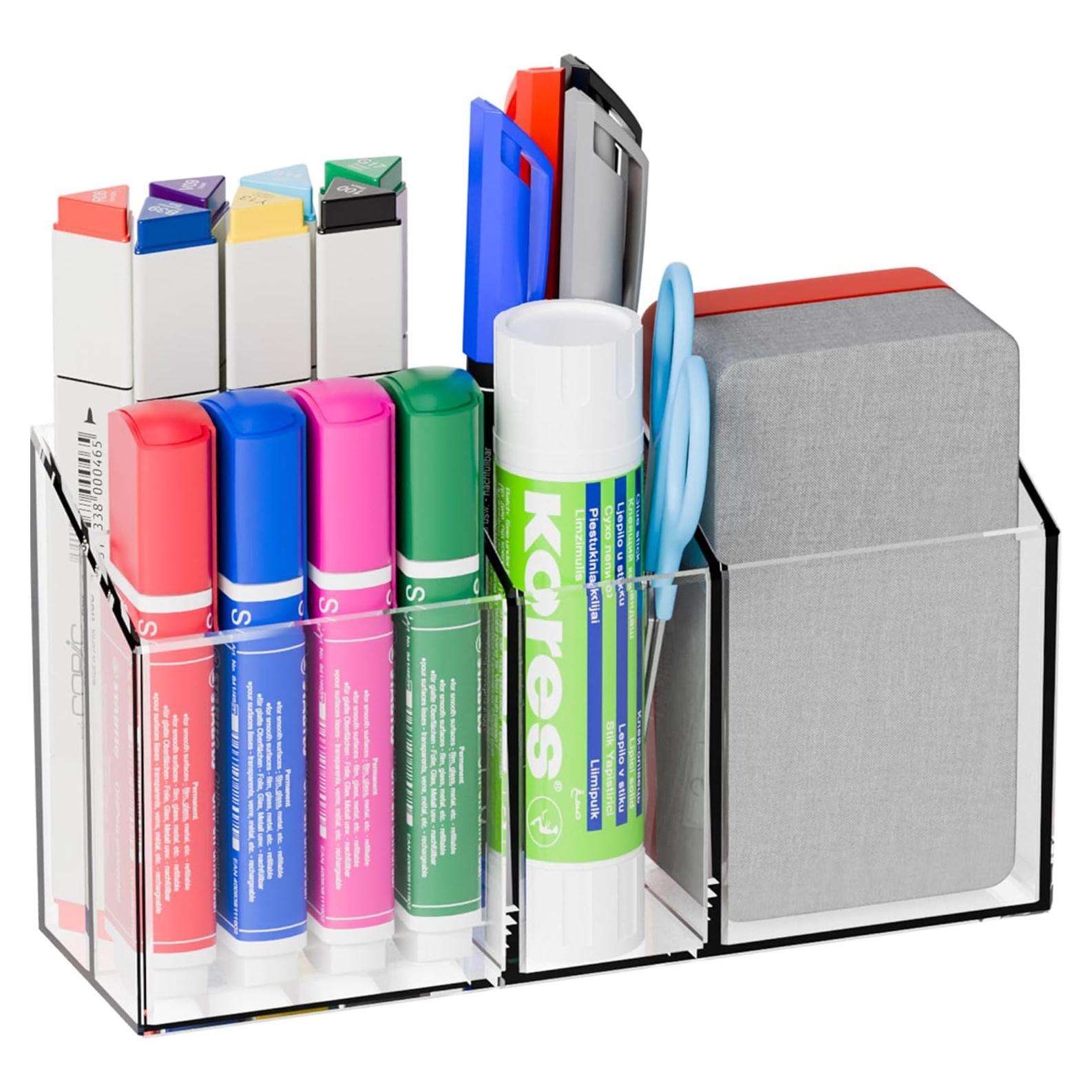 Soporte Magnético para Marcadores Yieach - Acrílico Transparente