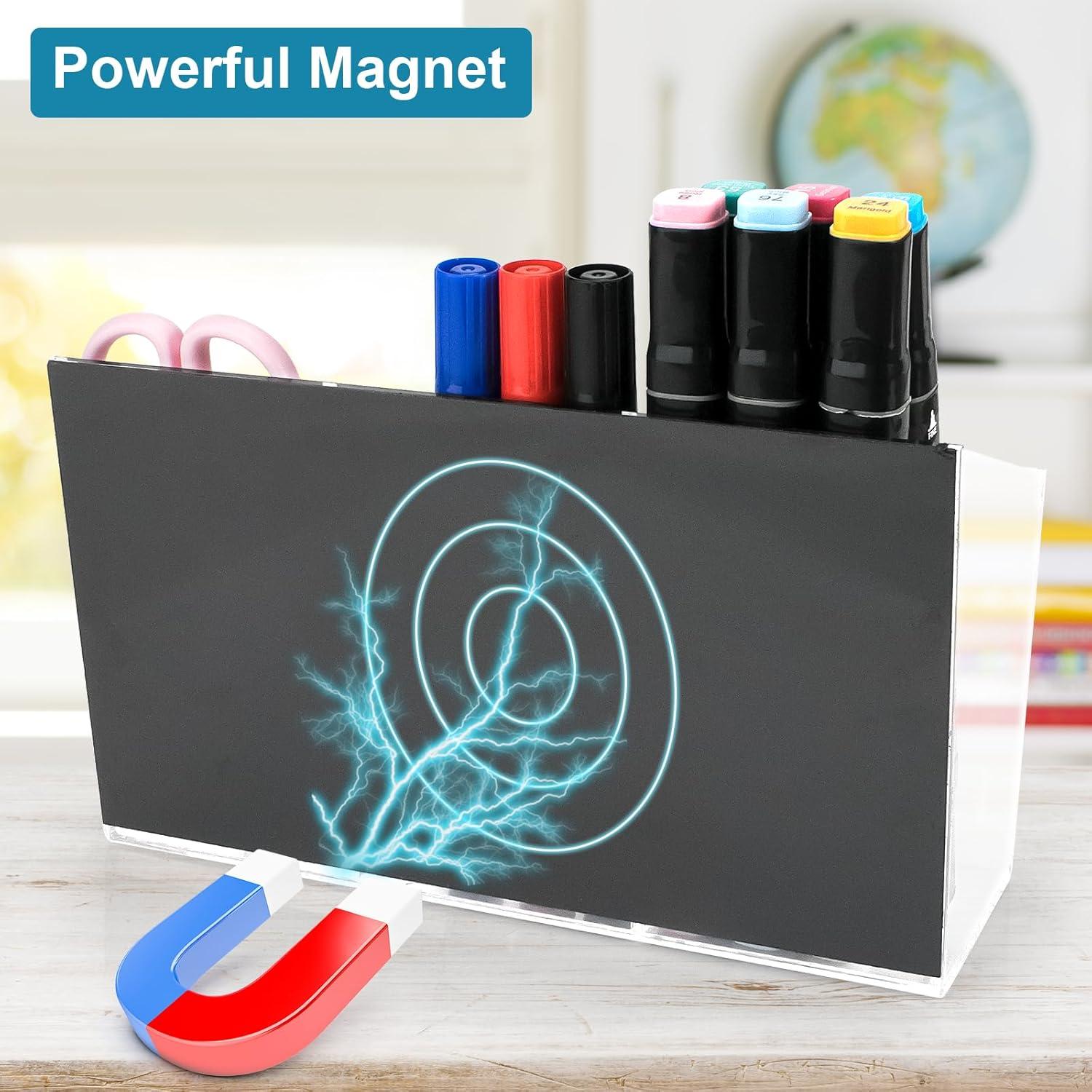 Soporte Magnético para Lápices VACONICO 3 Compartimentos Acrílico