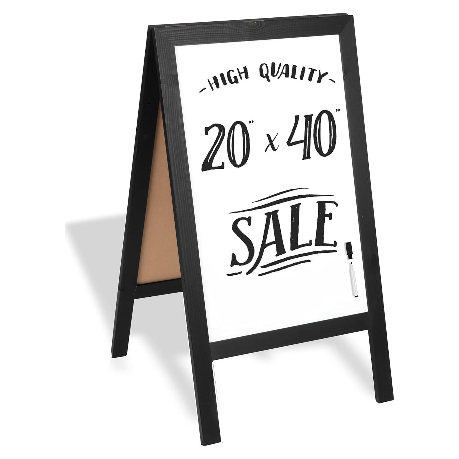 Cartel de Pizarra A-Frame Ilyapa 101.6x50.8 cm Magnético