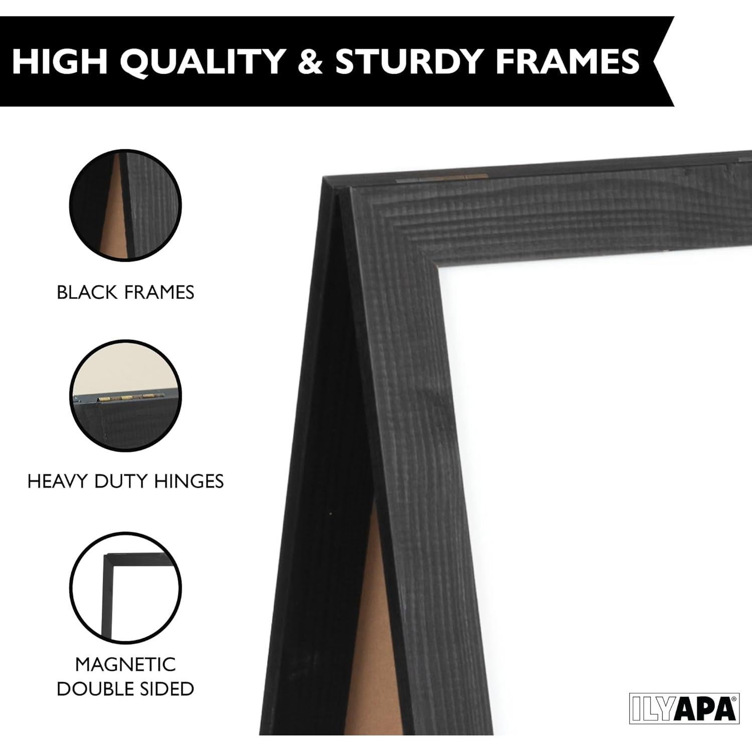 Cartel de Pizarra A-Frame Ilyapa 101.6x50.8 cm Magnético