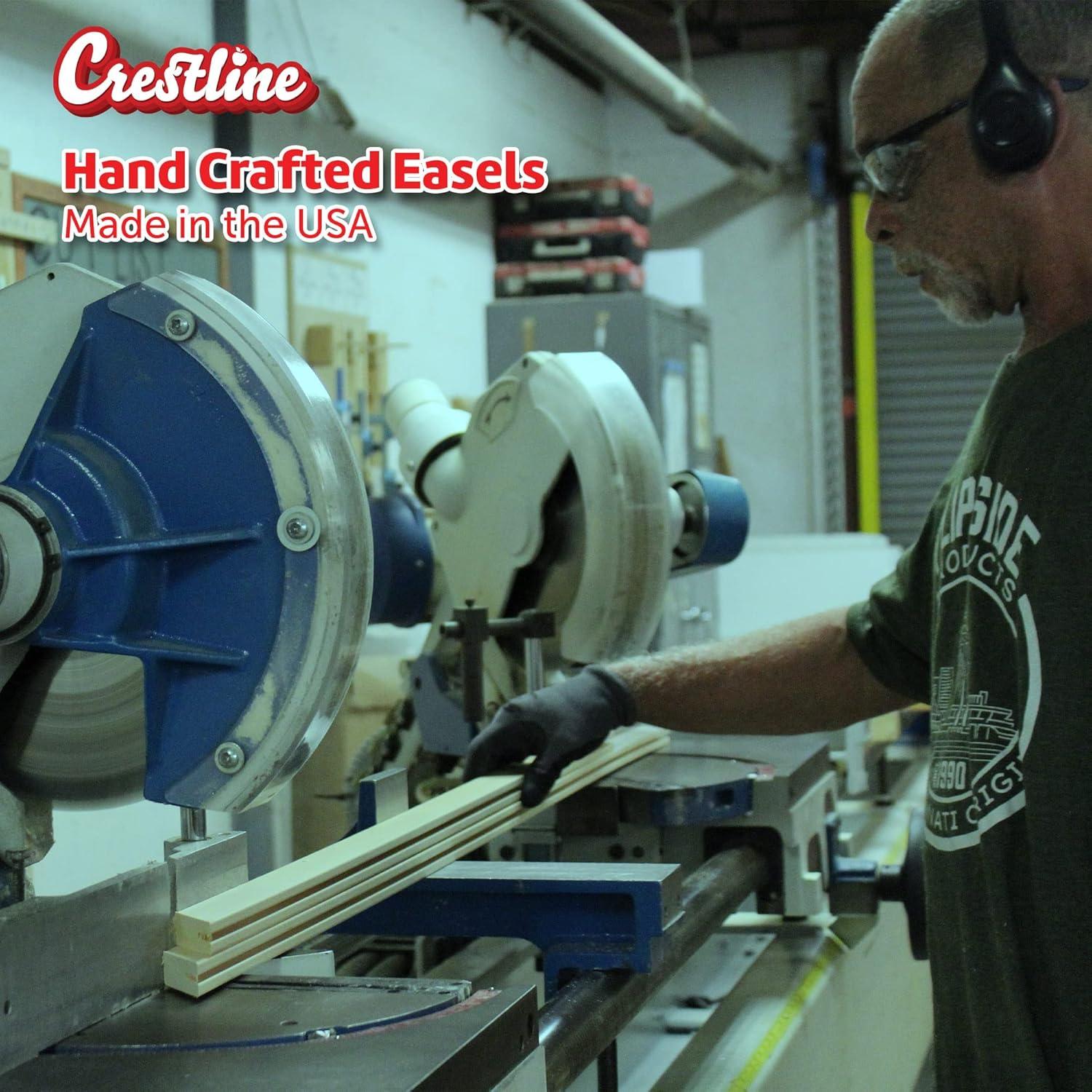 Caballete Marquee Flipside Madera Natural Pizarra Borrable 106.68x60.96cm