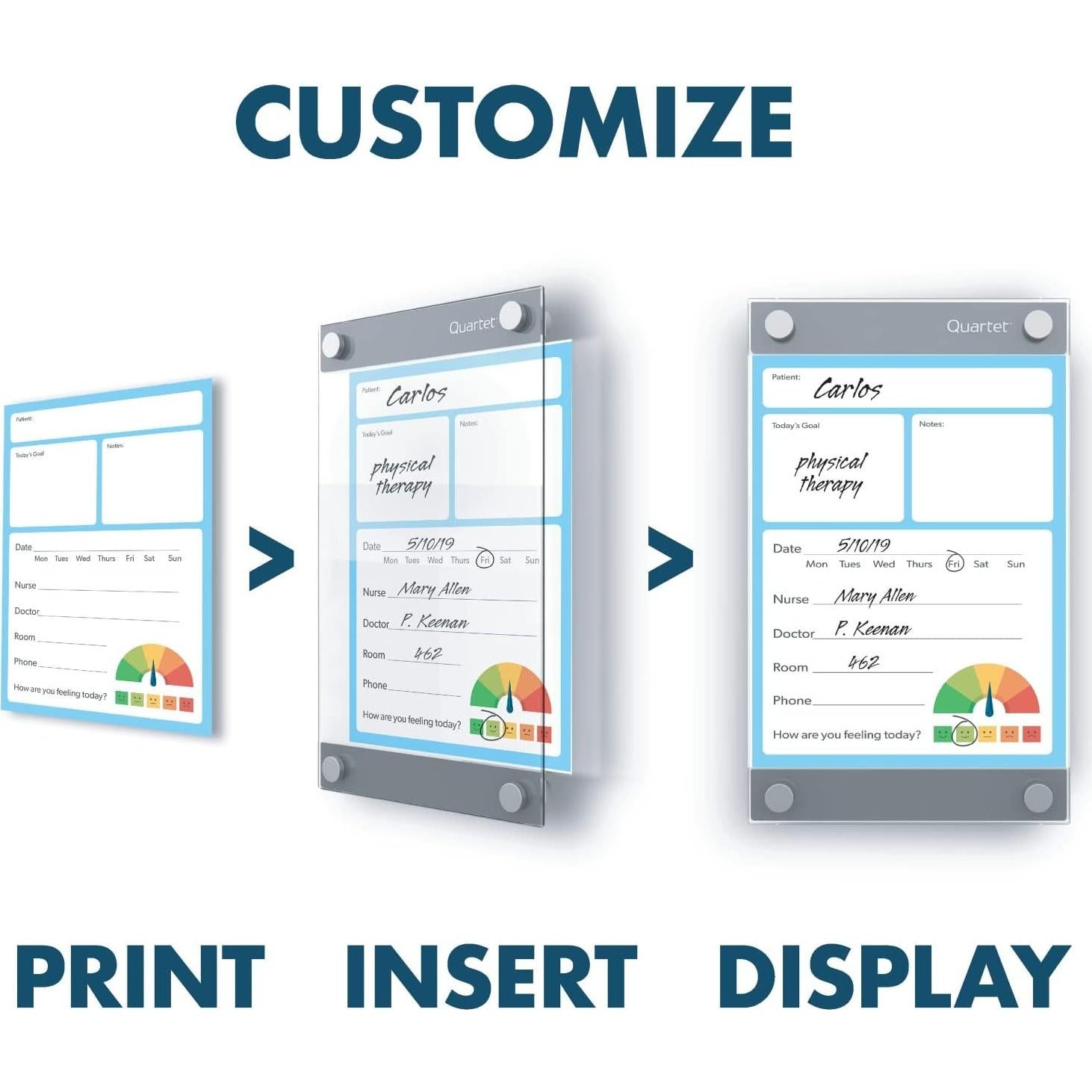 Pizarra Magnética de Vidrio Quartet Infinity 91.4x61 cm