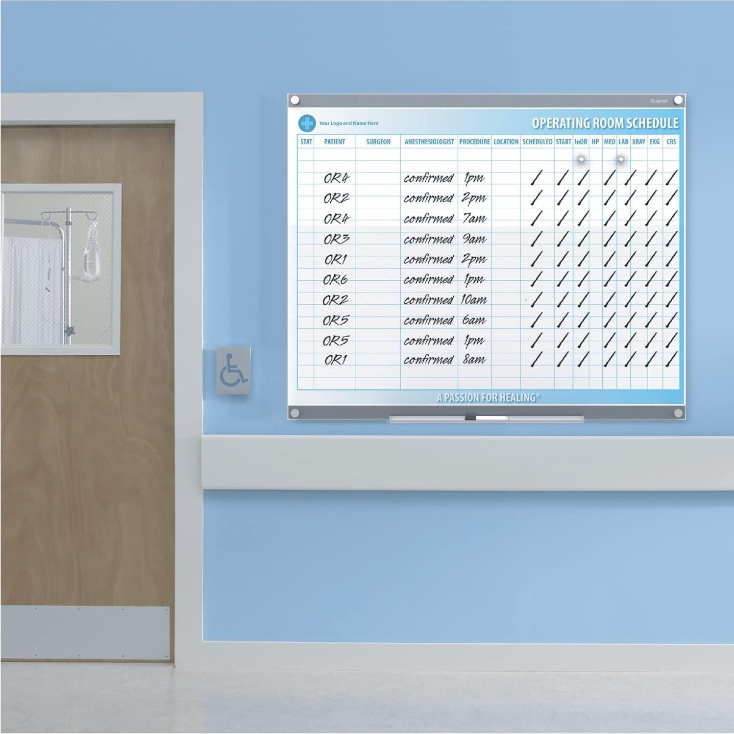 Pizarra Magnética de Vidrio Quartet Infinity 91.4x61 cm