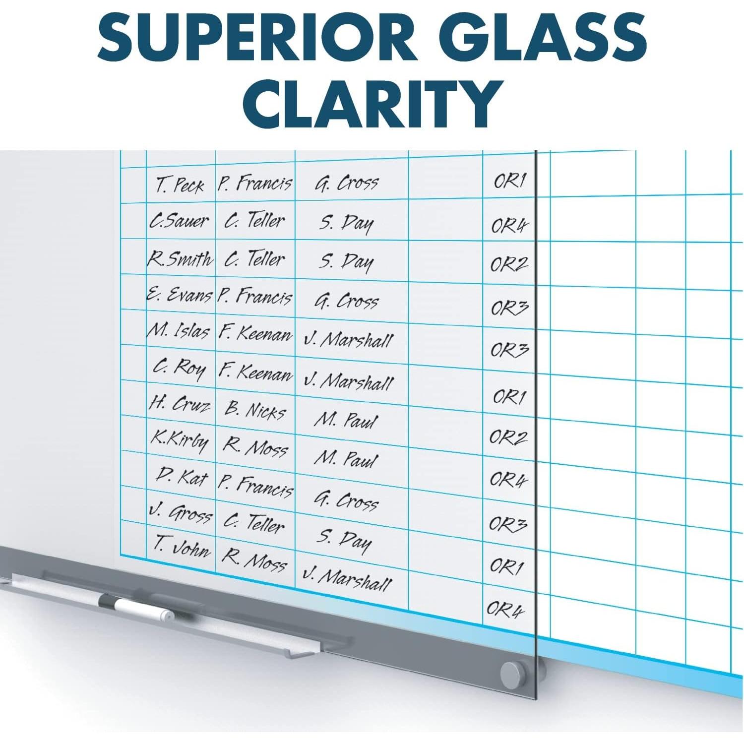Pizarra Magnética de Vidrio Quartet Infinity 91.4x61 cm