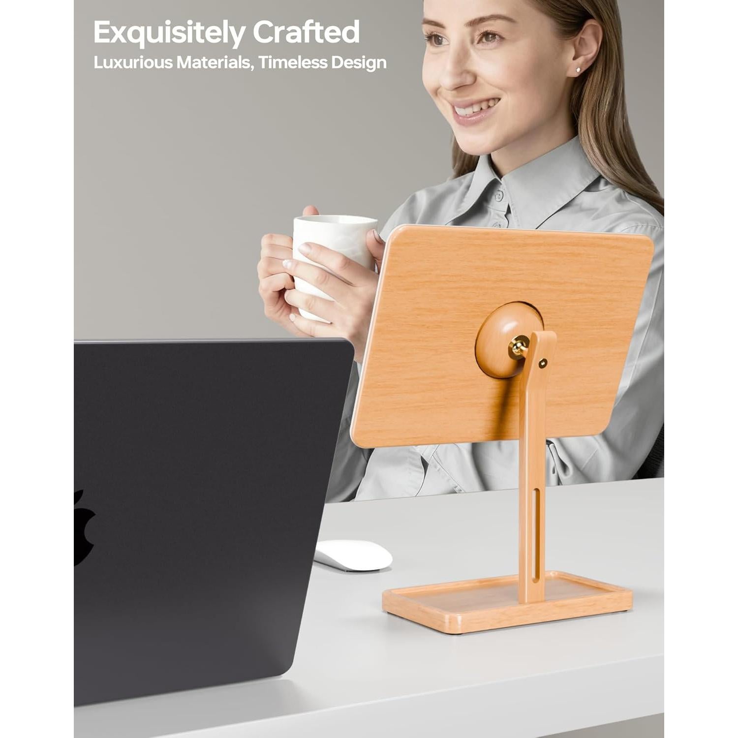 Pizarra de Vidrio YEOUX 2-en-1 con Soporte Magnético Ajustable