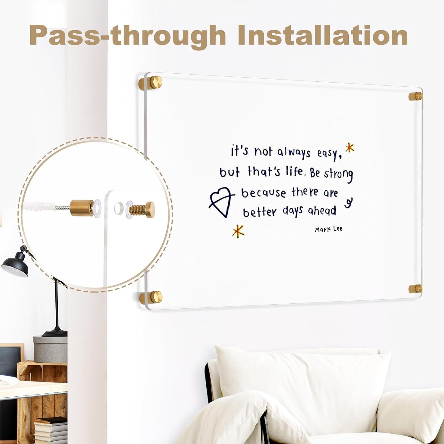 Tablero Acrílico Transparente 50.8 x 40.6 cm AMUSIGHT