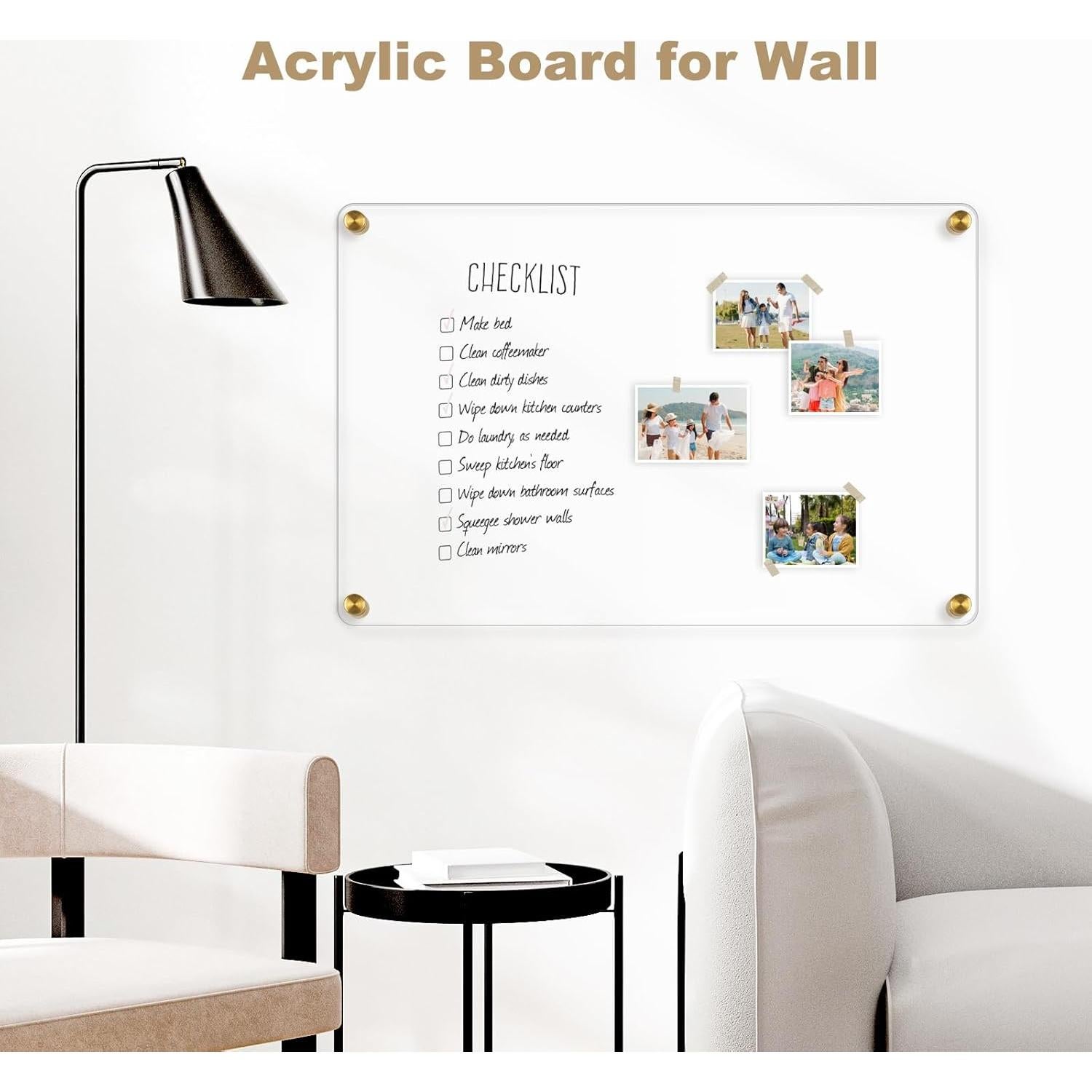 Tablero Acrílico Transparente 50.8 x 40.6 cm AMUSIGHT