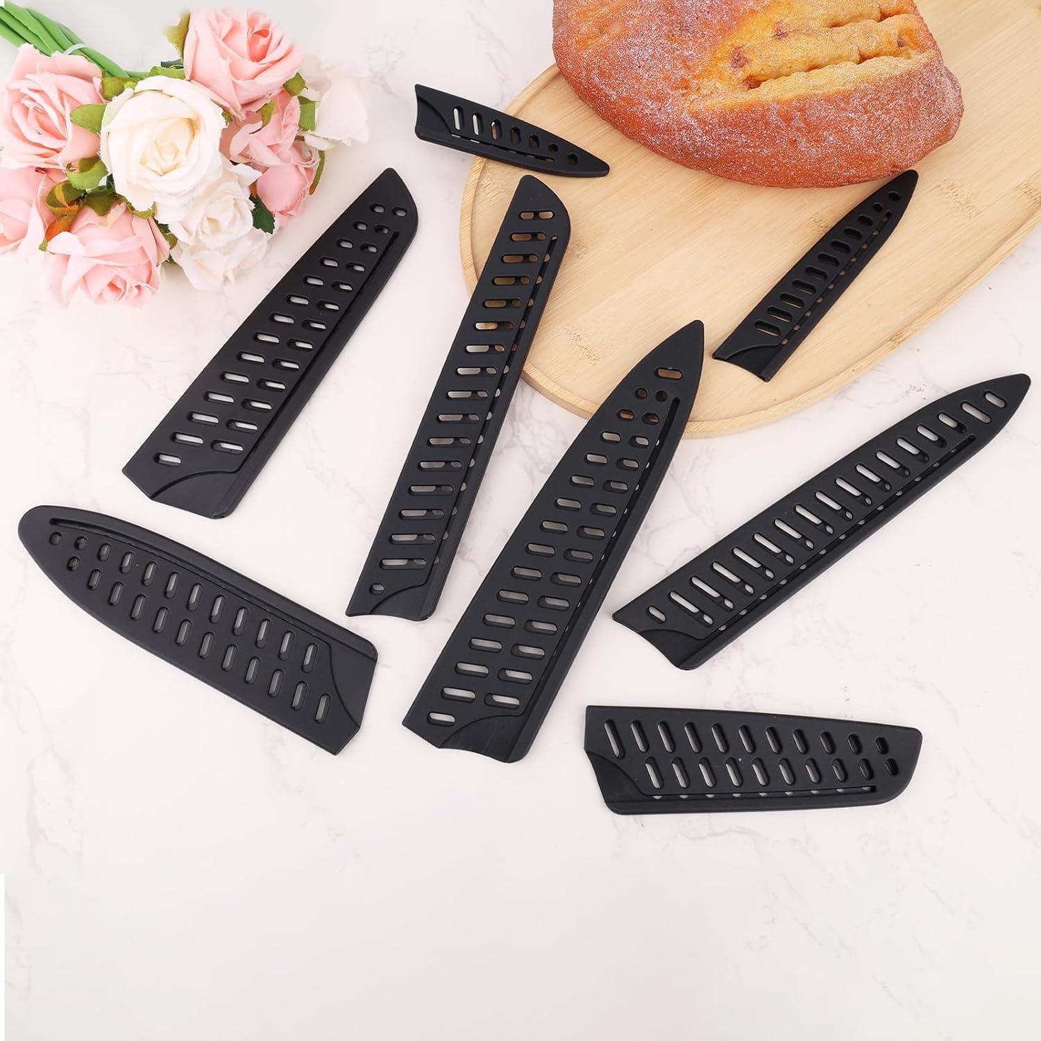 Juego de 8 protectores universales para cuchillos Penitue