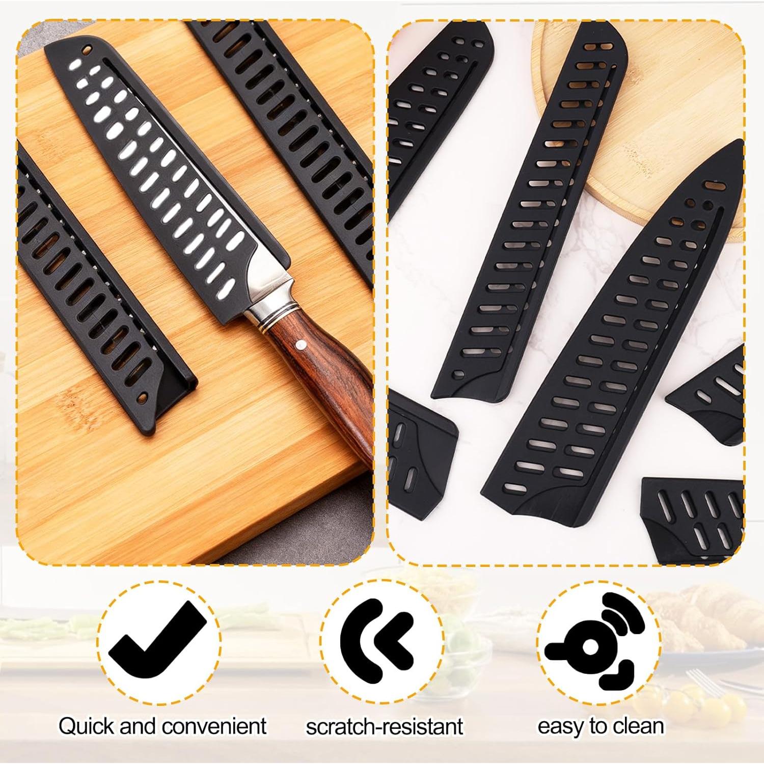 Juego de 8 protectores universales para cuchillos Penitue