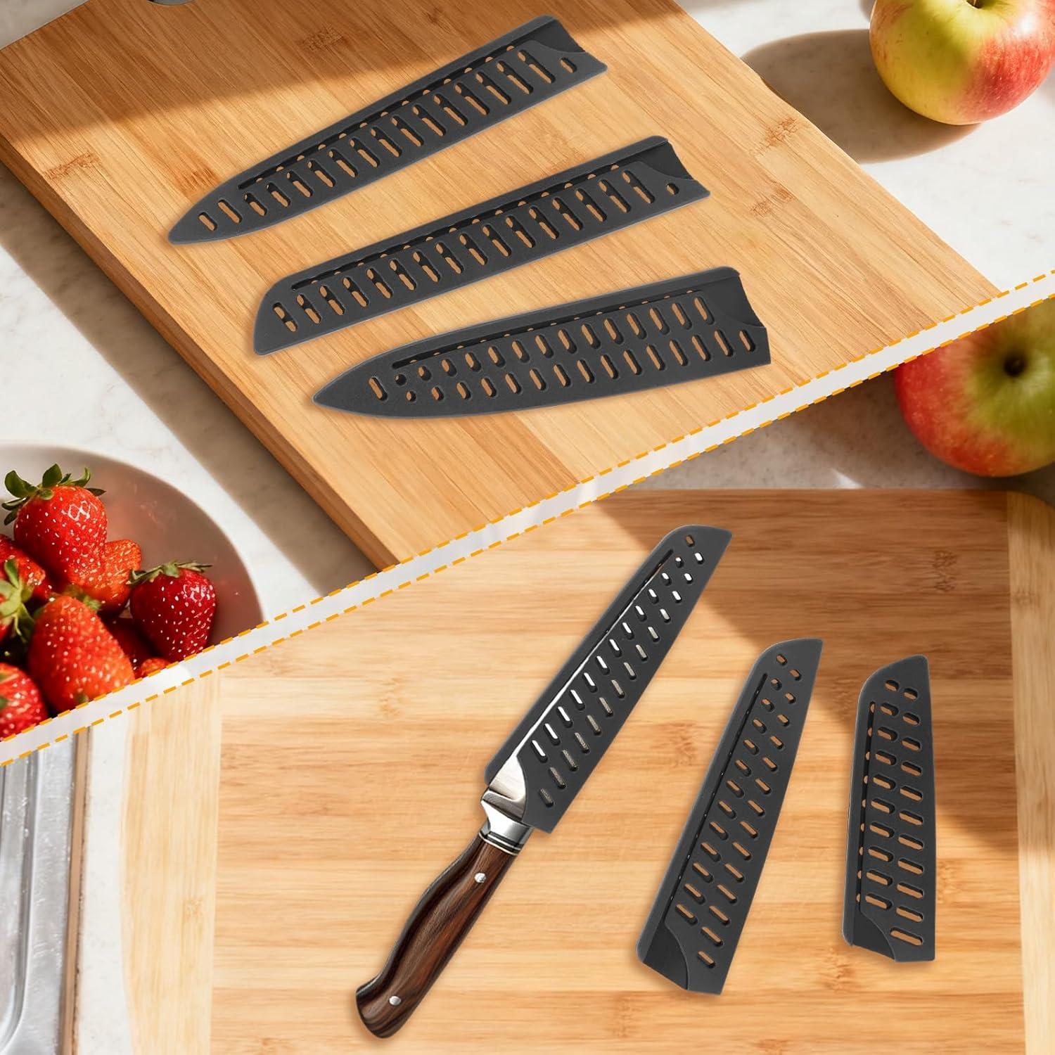 Juego de 8 protectores universales para cuchillos Penitue