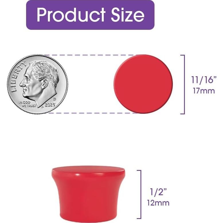 Imanes Fuertes Neodimio N54 Boldpurple - Paquete de 8 Blancos