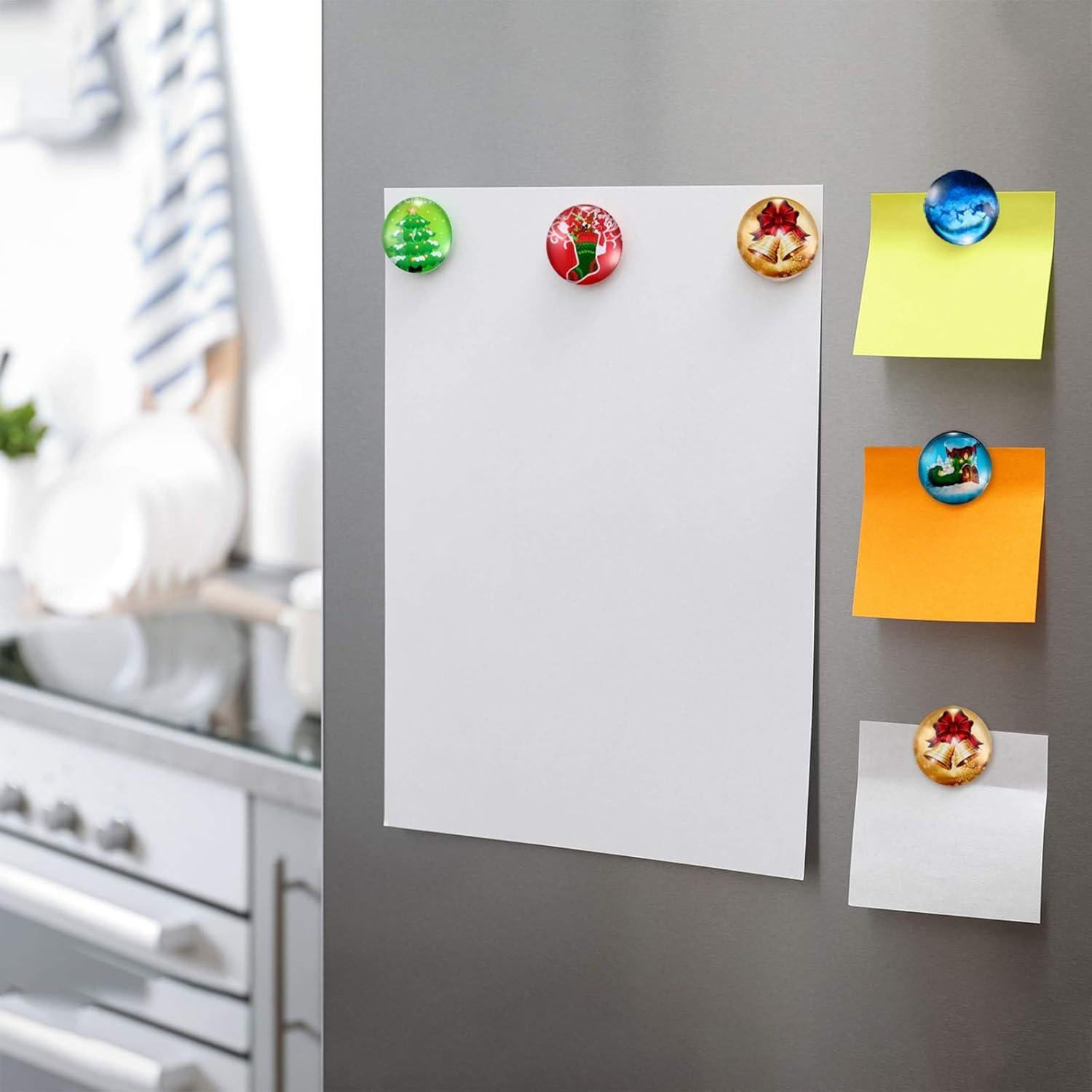 24 Imanes de Navidad Frienda 3D para Nevera Multicolor