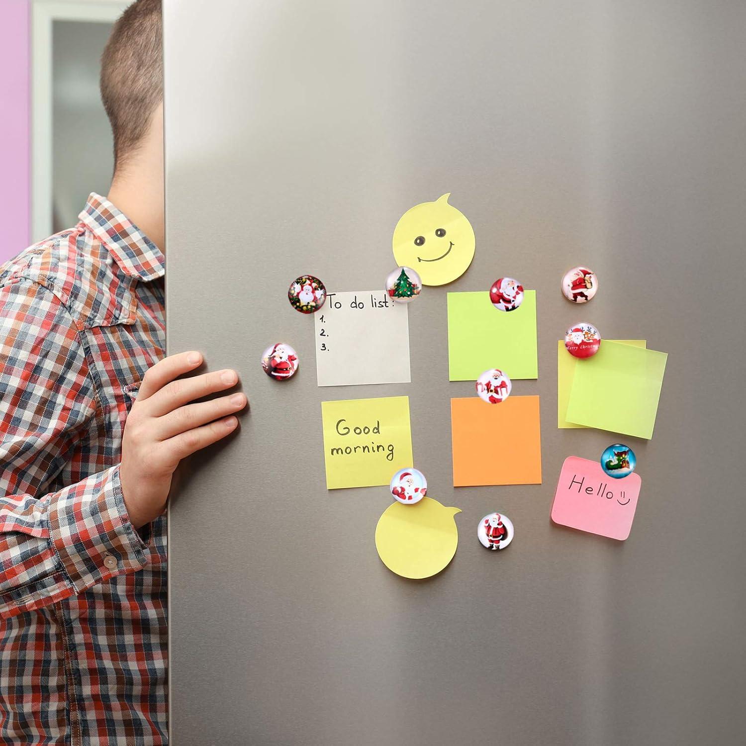 24 Imanes de Navidad Frienda 3D para Nevera Multicolor