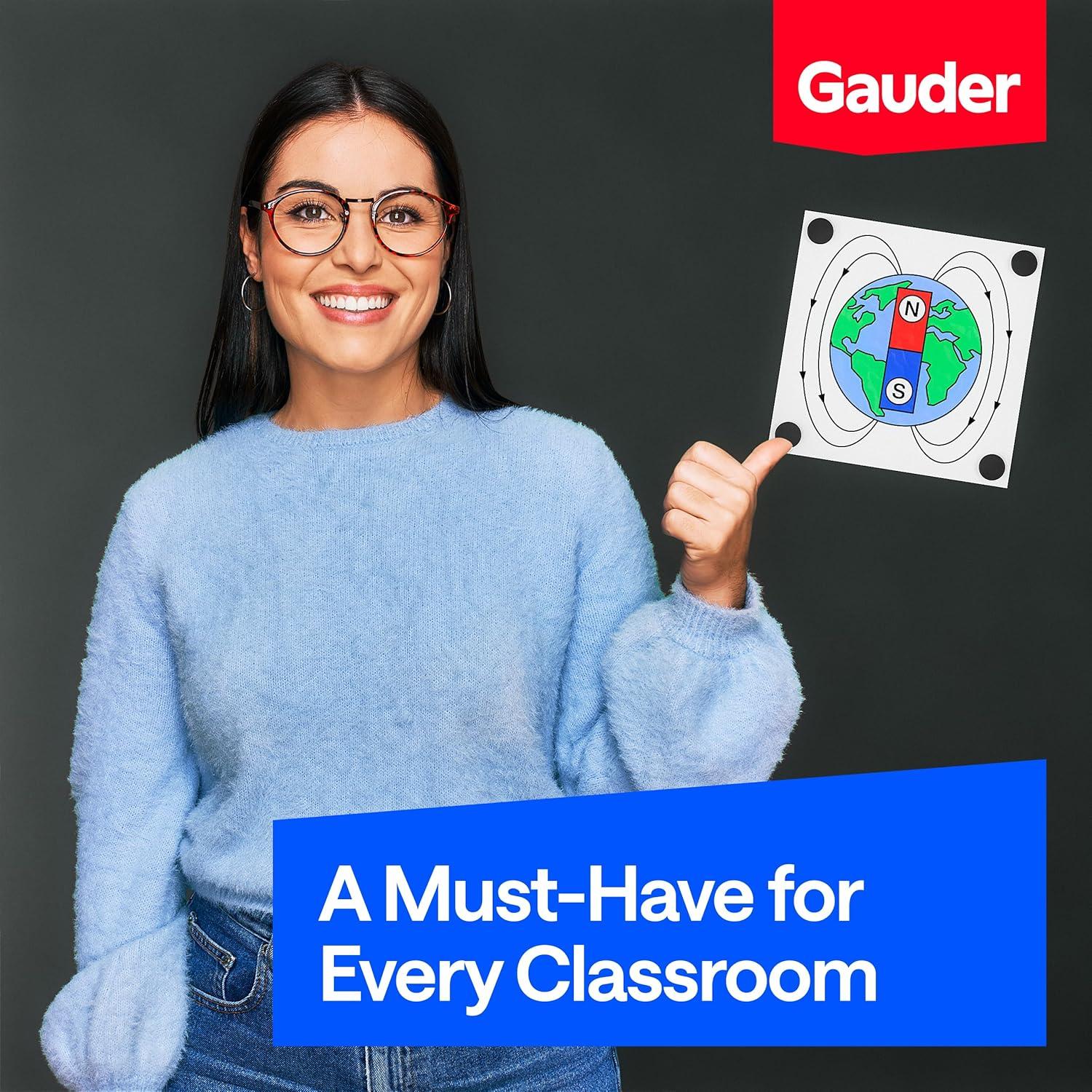 Imanes Magnéticos GAUDER 124 Piezas Redondos 1.8 cm Cerámica