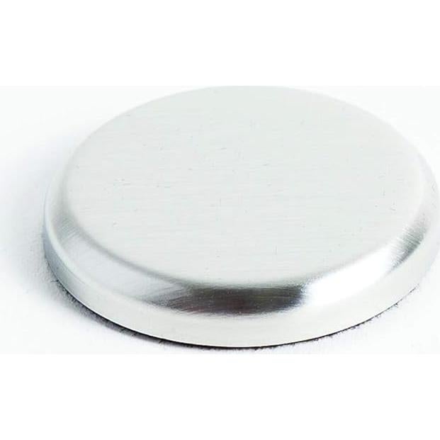 Imanes de Metal Cepillado U Brands 12 Piezas 3.18 cm Plata