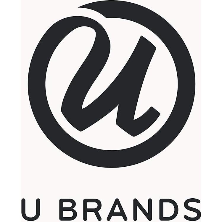 Imanes de Metal Cepillado U Brands 12 Piezas 3.18 cm Plata