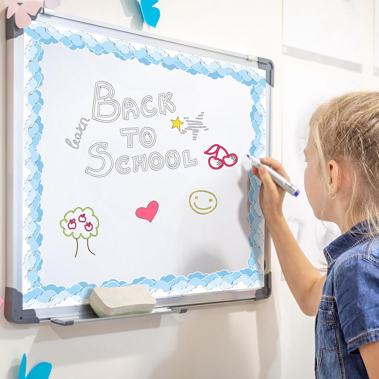 24 Bordes Magnéticos Nublados Mooliwe 30 cm x 3 cm Decoración