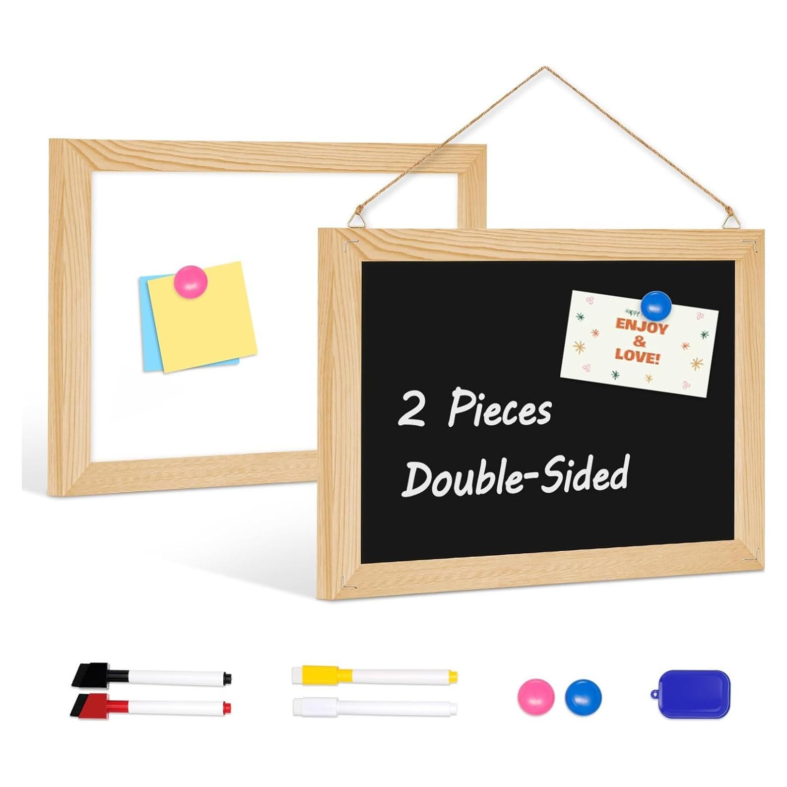 Pizarra Doble Cara 4 PENSAMIENTO 20.32x30.48cm Magnética