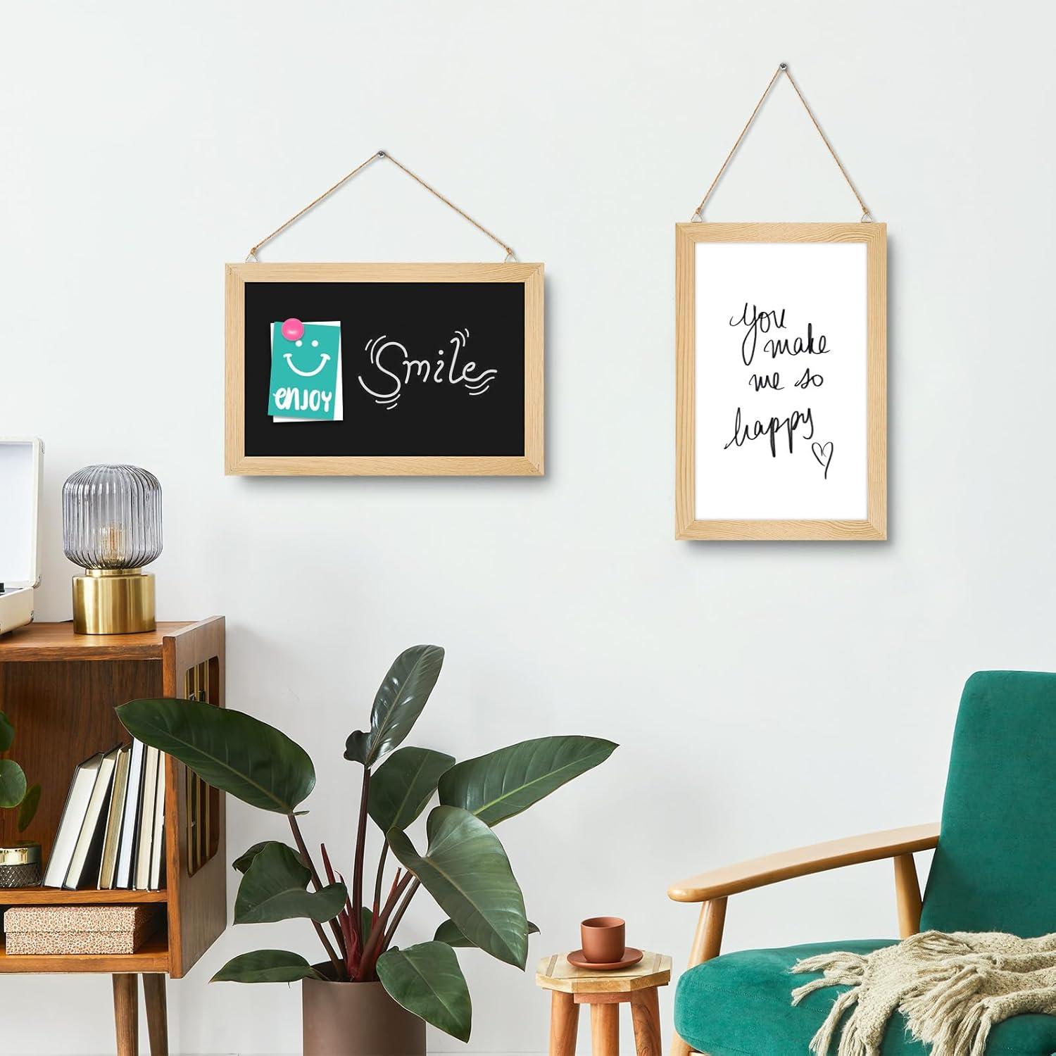 Pizarra Doble Cara 4 PENSAMIENTO 20.32x30.48cm Magnética