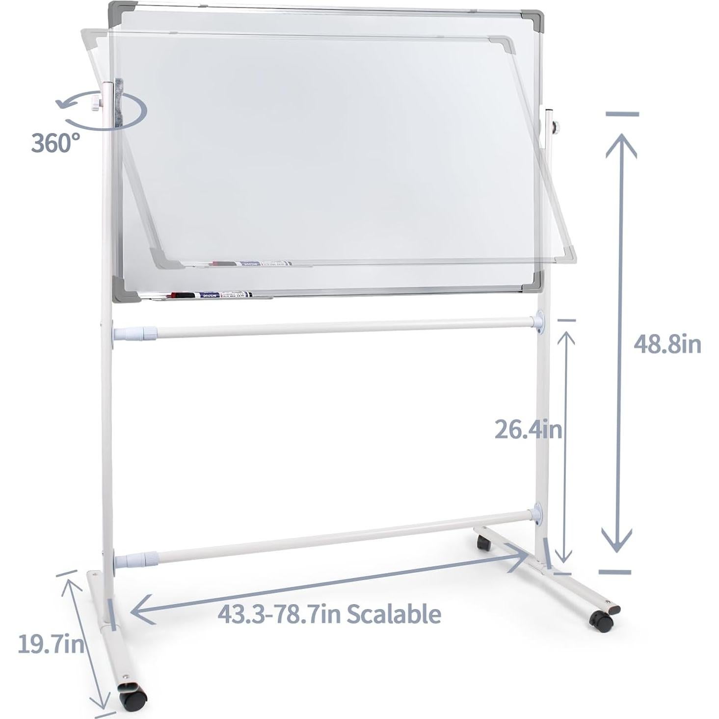 Soporte para Pizarra Blanca MEIJIAYOU Ajustable 109x124 cm